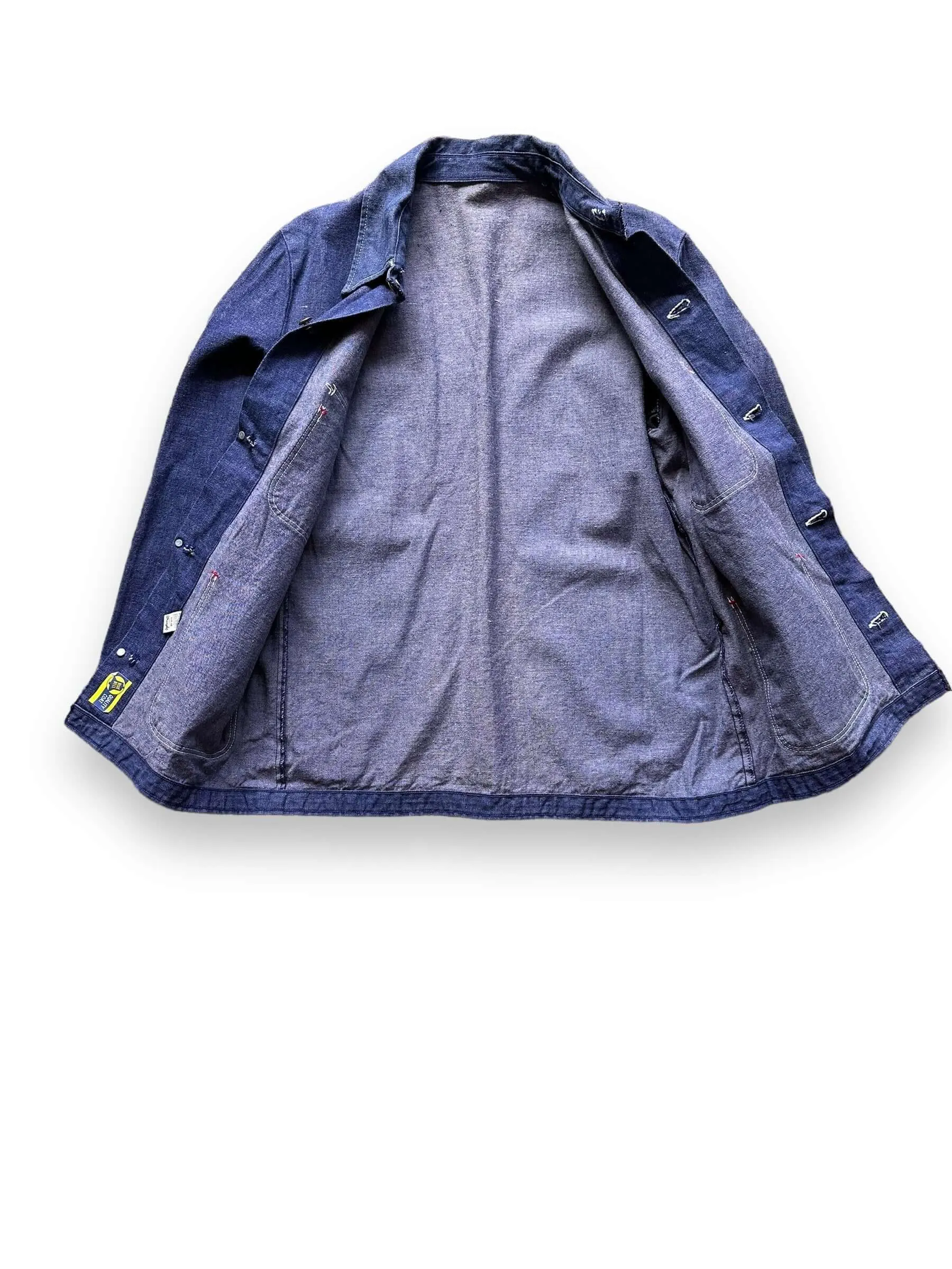 Vintage Wrangler Blue Bell Denim Chore Coat SZ 40 | Vintage Denim Chore Coat