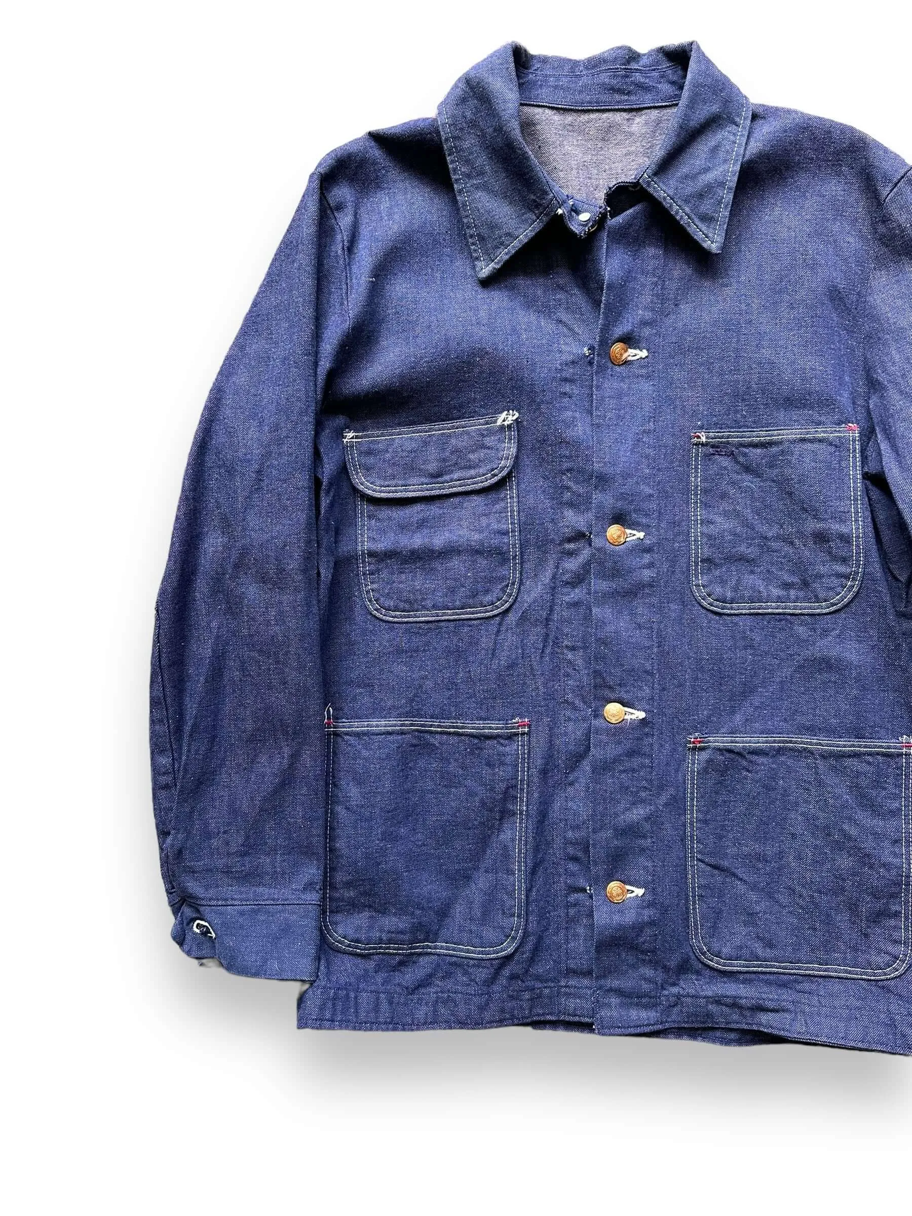 Vintage Wrangler Blue Bell Denim Chore Coat SZ 40 | Vintage Denim Chore Coat