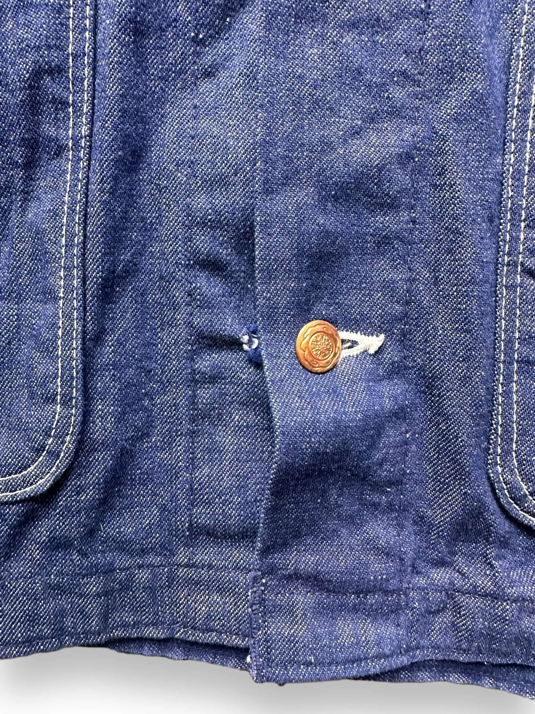 Vintage Wrangler Blue Bell Denim Chore Coat SZ 40 | Vintage Denim Chore Coat
