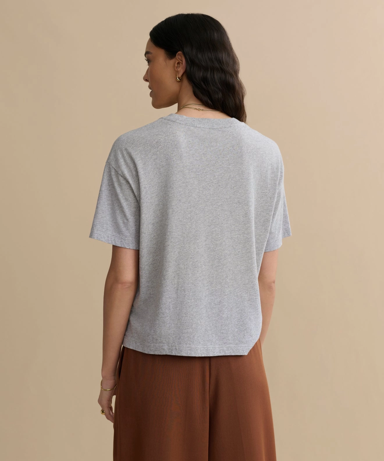 Vintage Pocket Tee Fitted Blouse