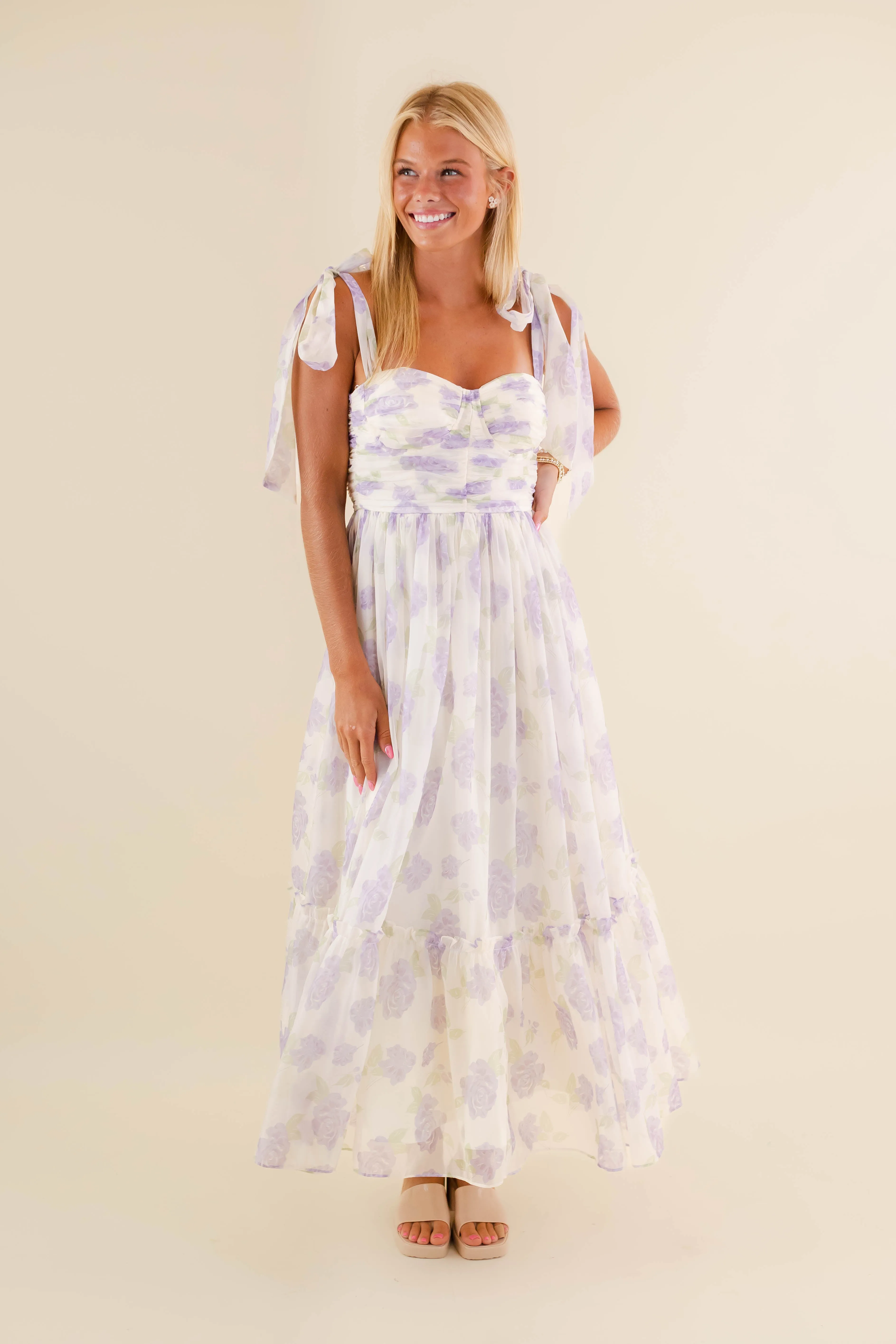 Waiting For My Chance Maxi Dress-Lilac All-season Natural Style