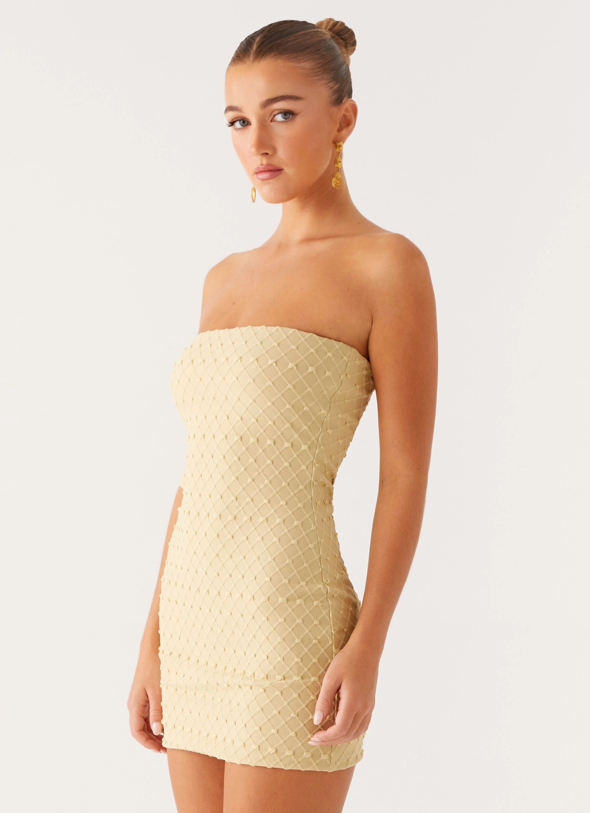 Kamari Mini Dress - Sage Collar Accent
