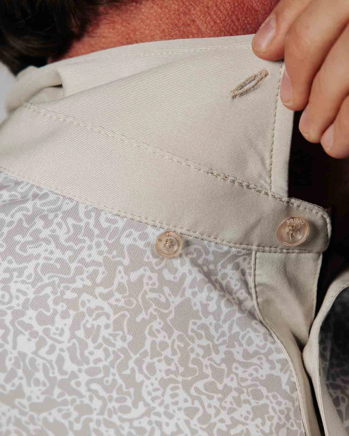 Warm Gray Sandstone Classic Polo QuickDry Technology