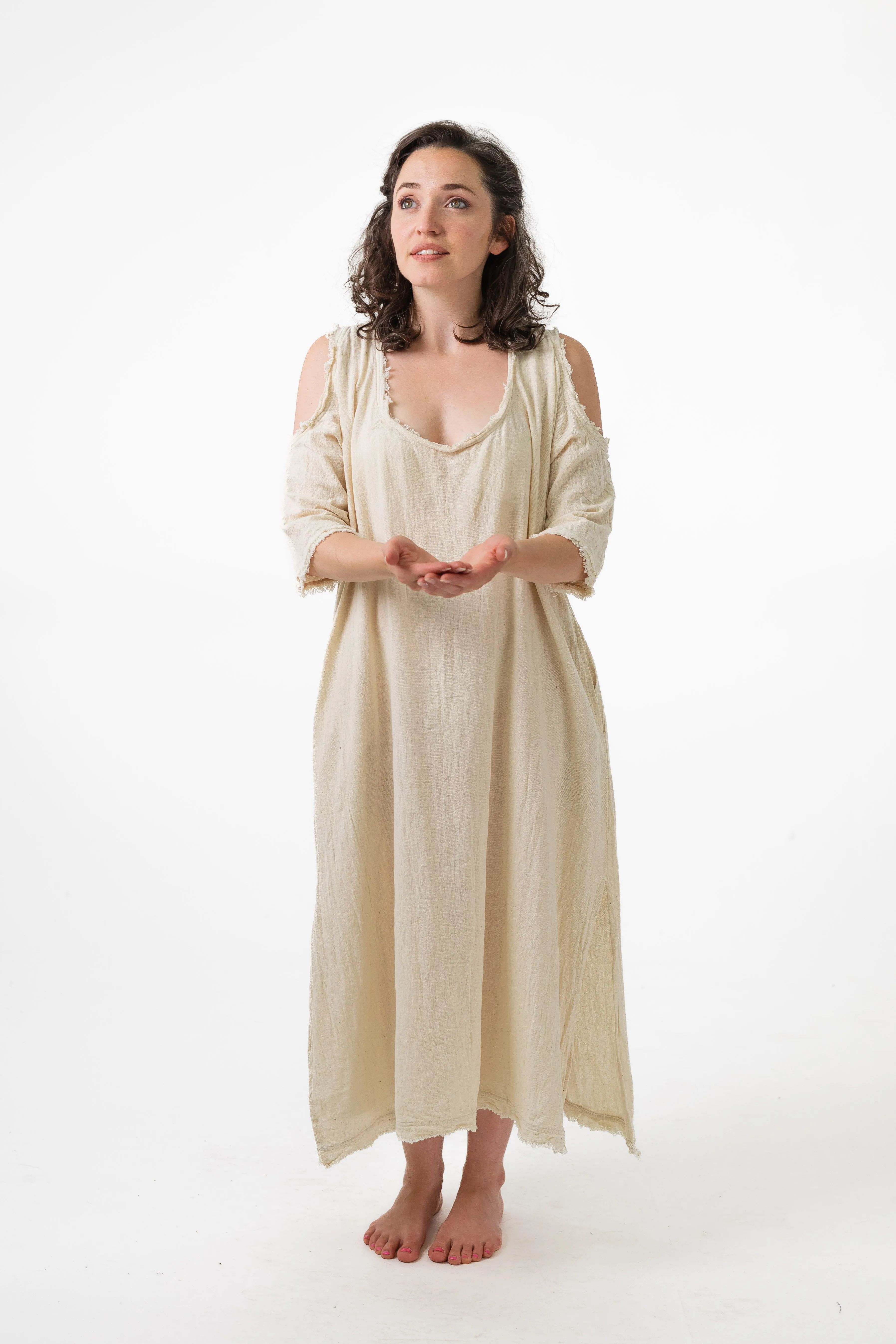 Airy Silk Evening Classic Wasteland Maxi