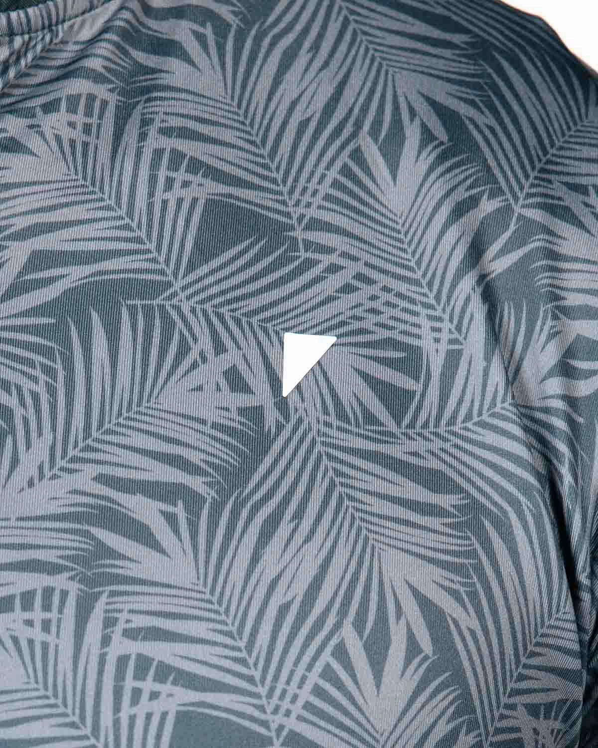 Dark Gray Islander Blade Polo Hydrophobic Threadwork Cool and Breezy