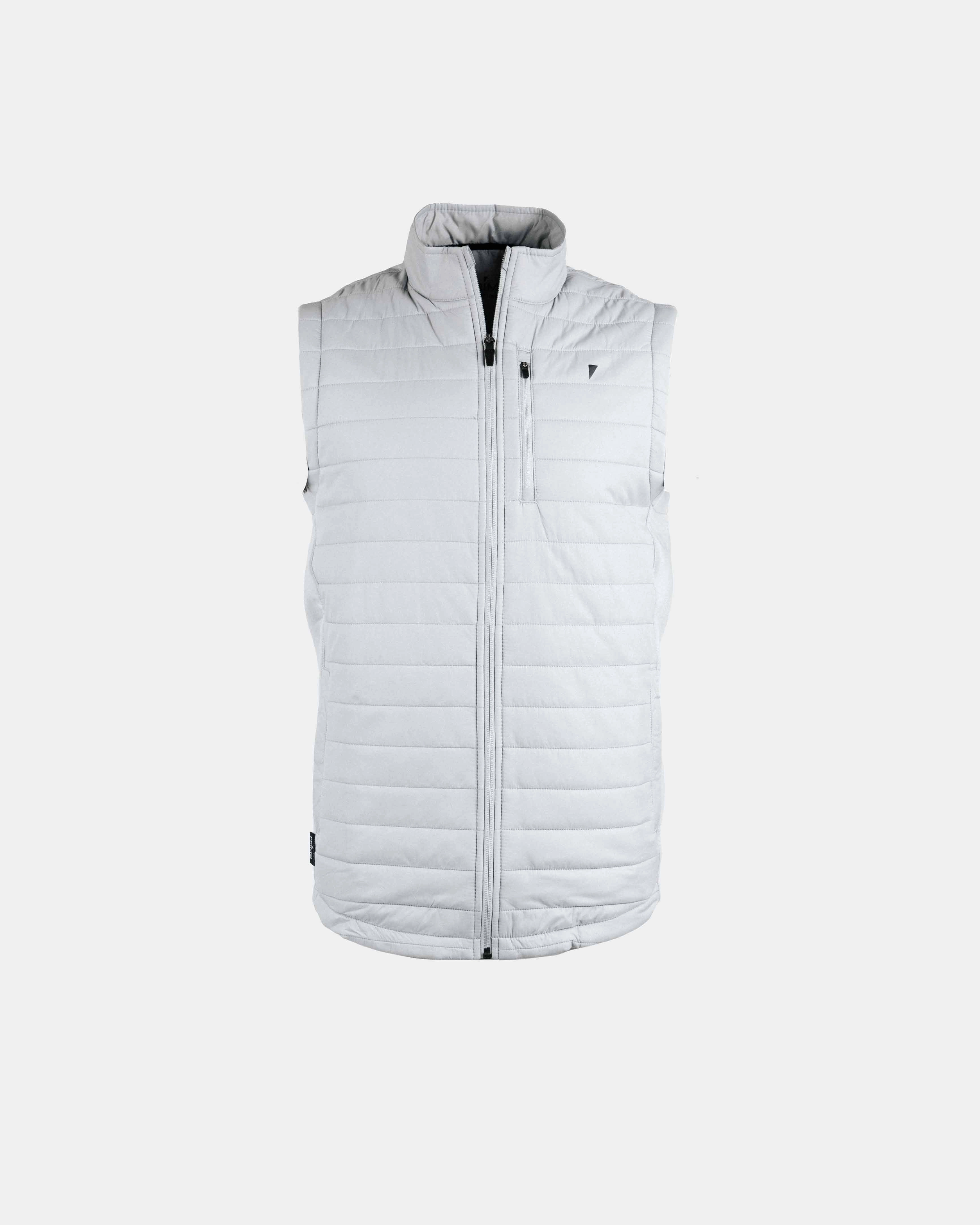 Cold Weather Light Gray Puff Vest