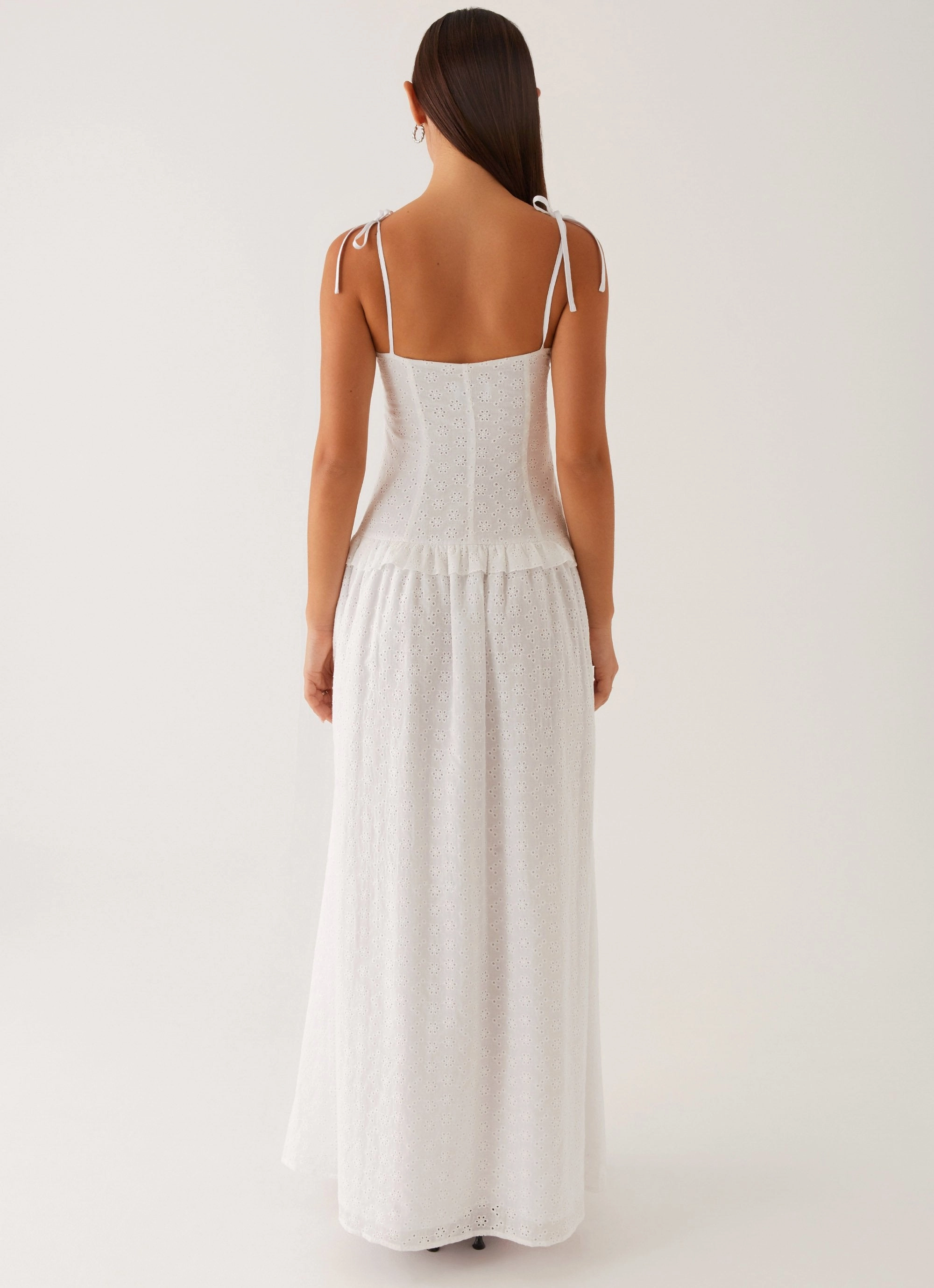 Minimalist Fit CrinkleResistantWeave Reveria Twist Maxi Dress - Ivory