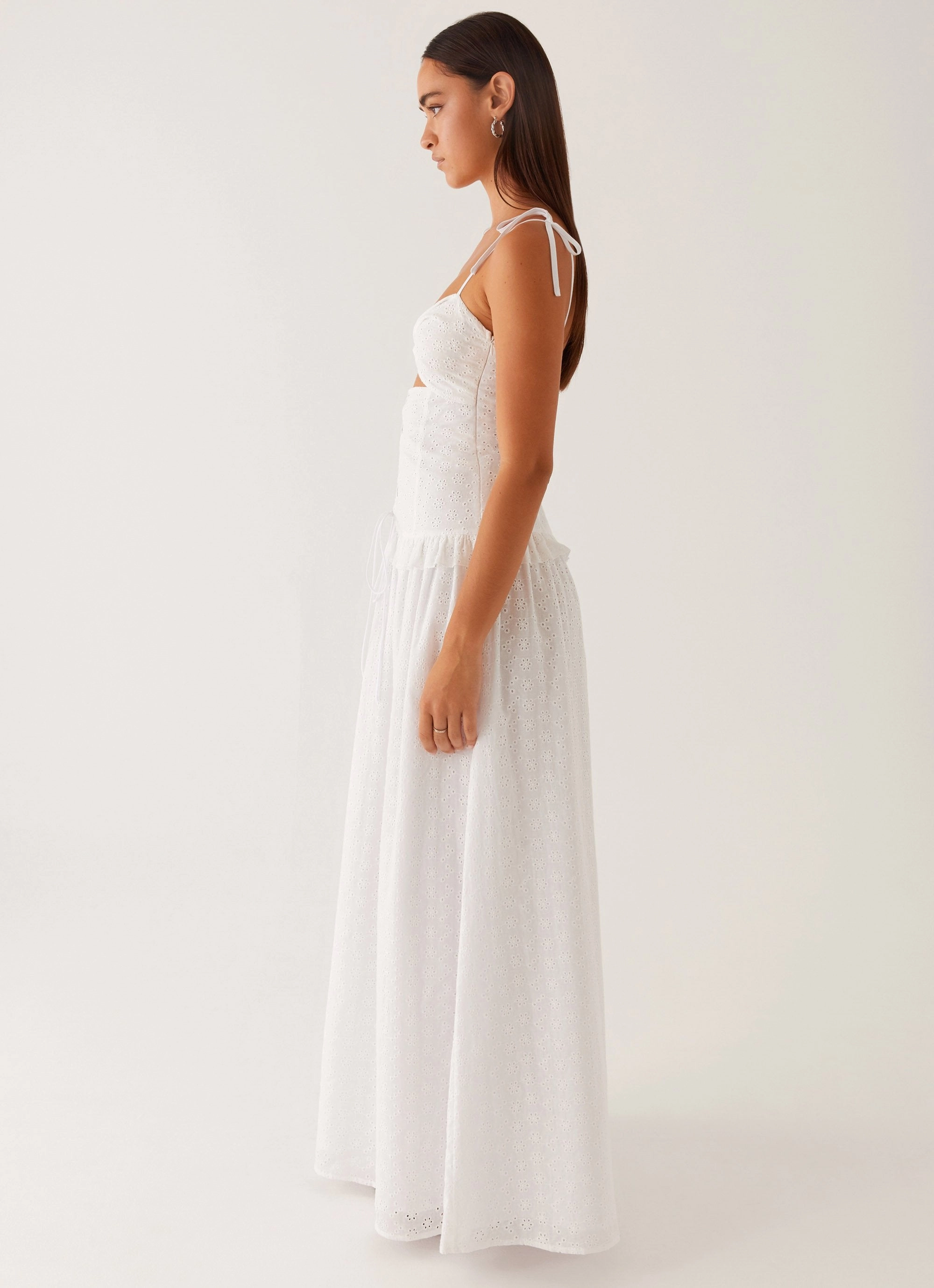 SeamlessConstruction Quick Look Reveria Twist Maxi Dress - Ivory