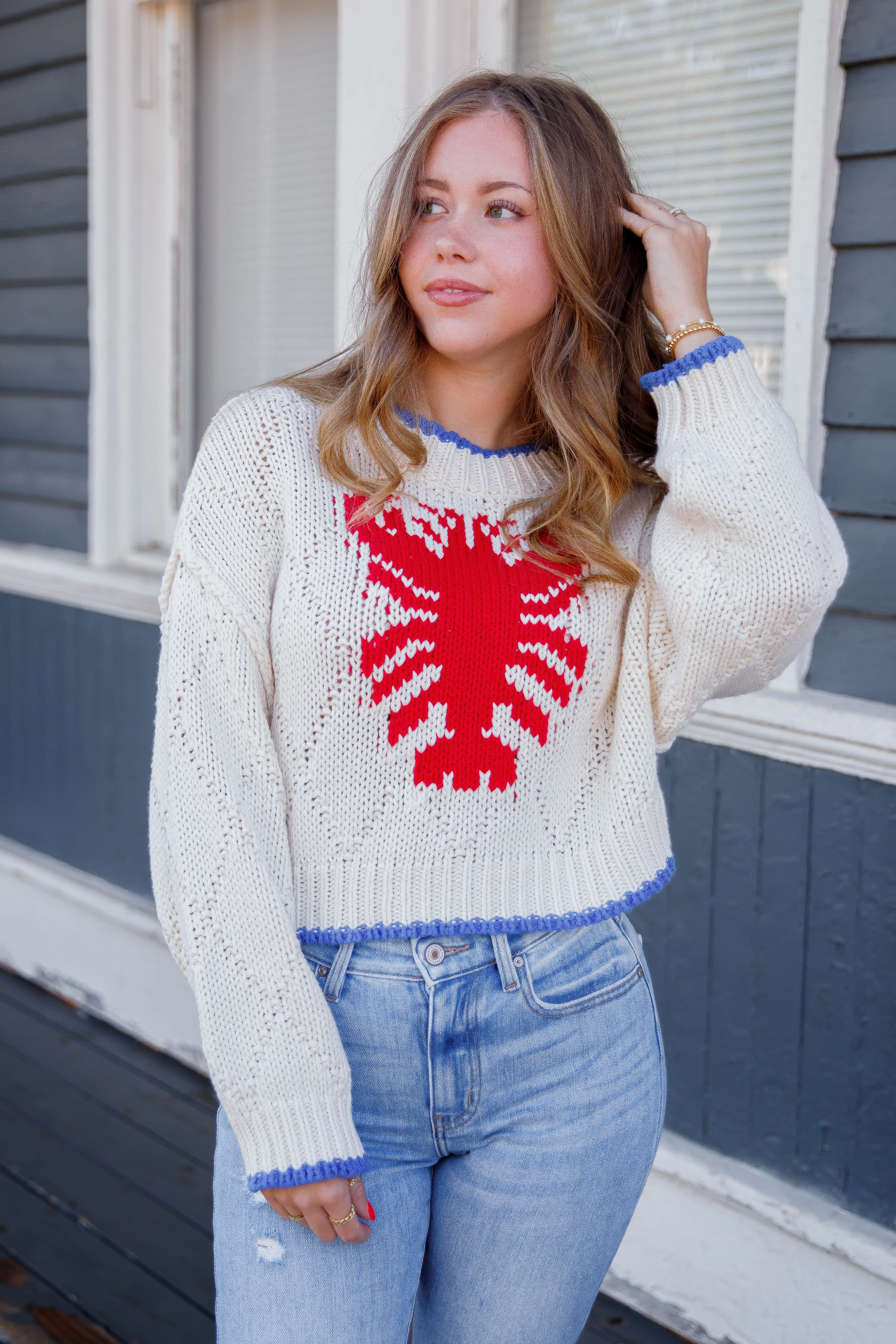 Reinforced Shoulders All Weather Performance Fabric Comfort At Sea Sweater