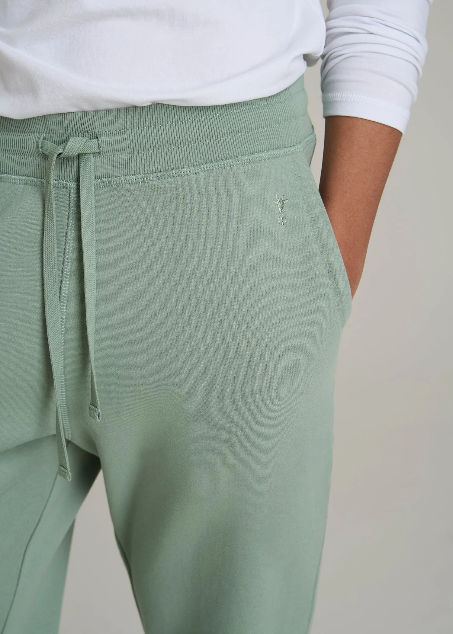 Wearever 2.0 Fleece Straight Leg Sweatpants for Tall Men in Seagrass