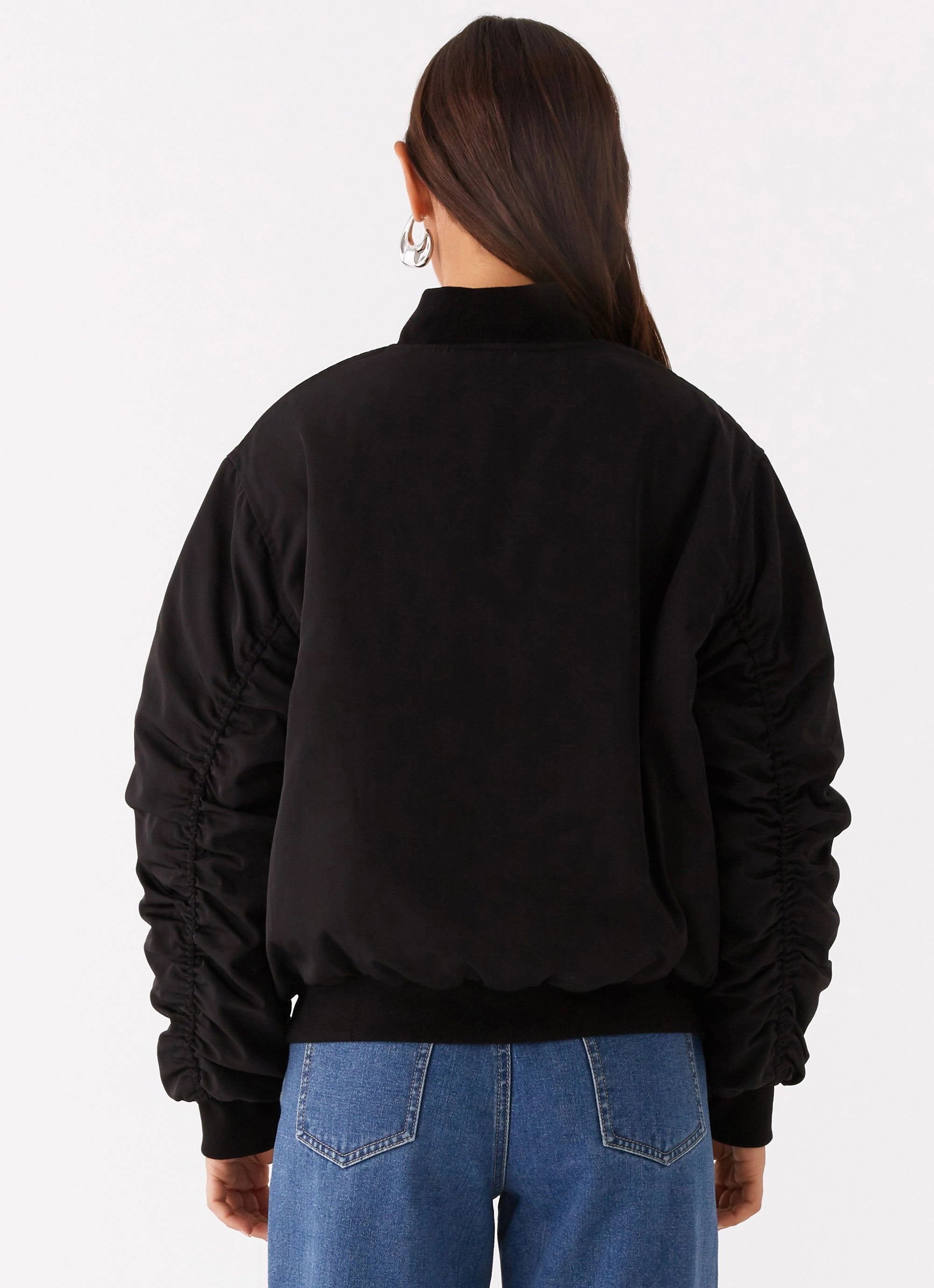 Webster Bomber Jacket - Black Canvas Make