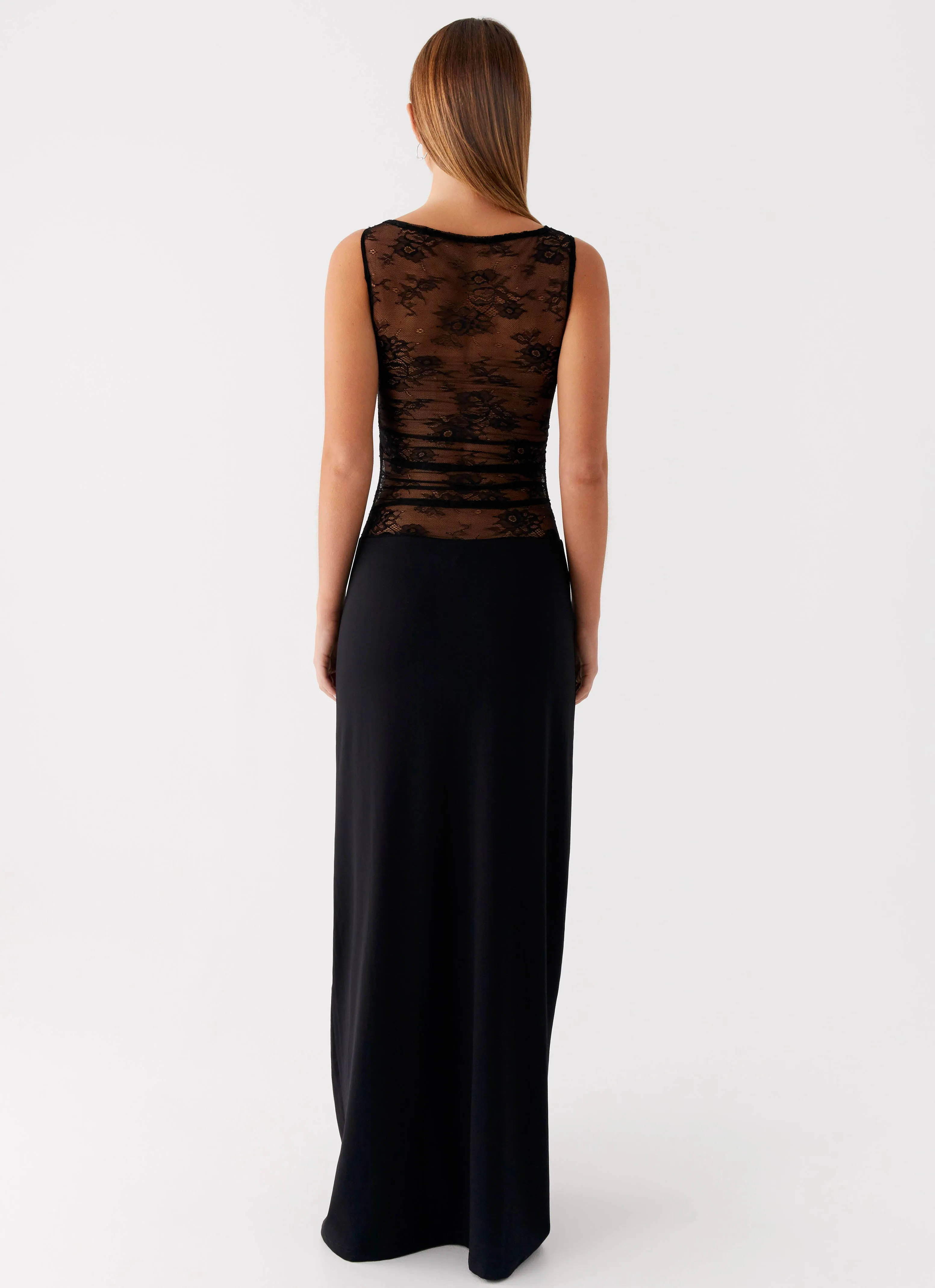 Wesley Maxi Dress - Black Work Fit
