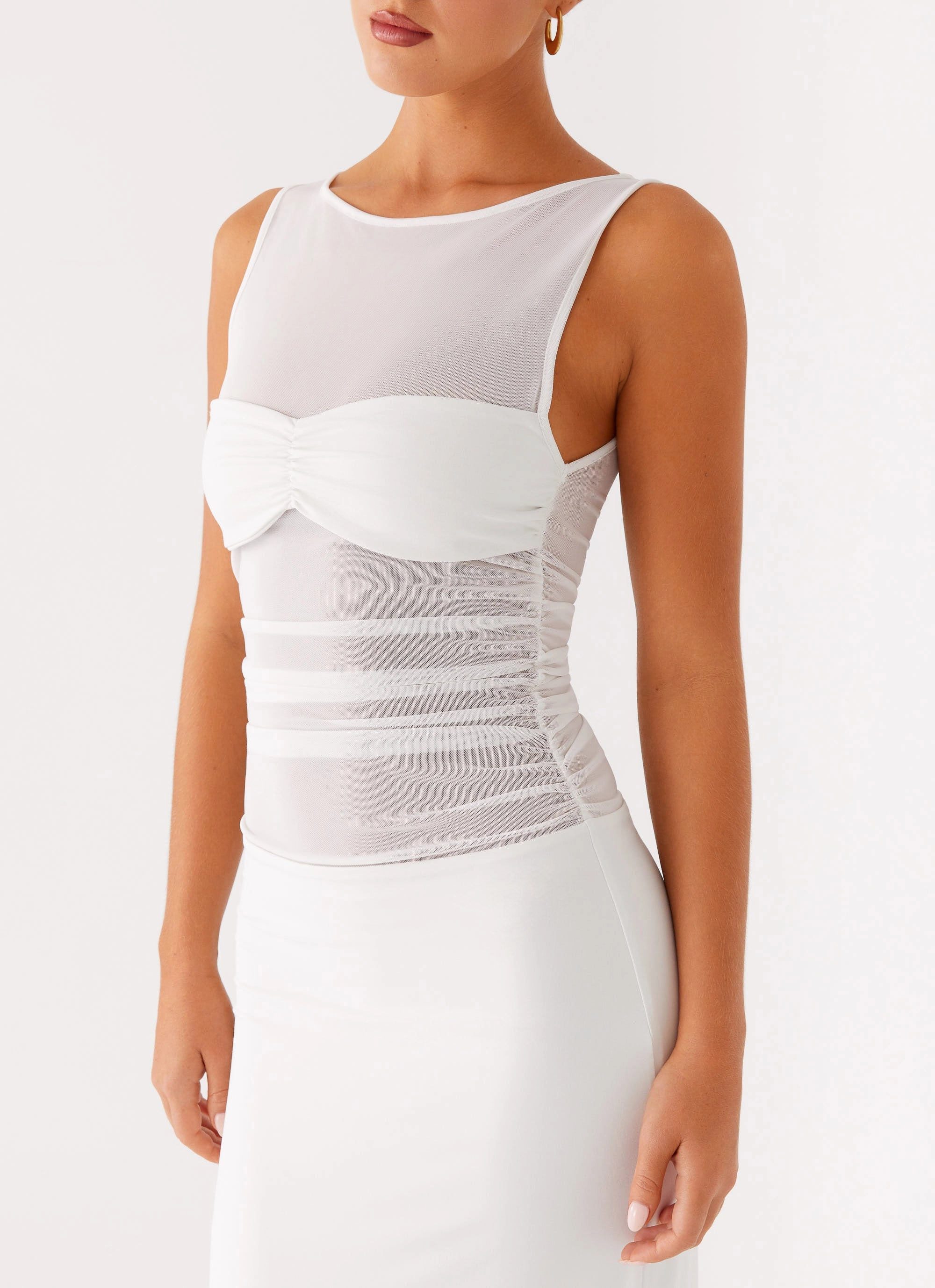 Wesley Maxi Dress - Ivory Timeless Wear Modern Twist