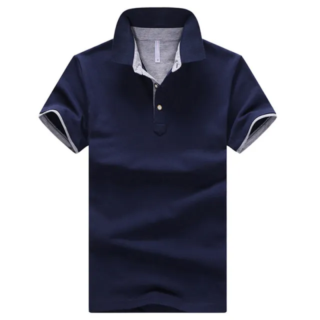 West Louis™ Business Casual Cotton Polo Shirt