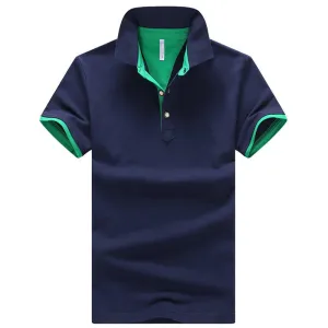 West Louis™ Business Casual Cotton Polo Shirt