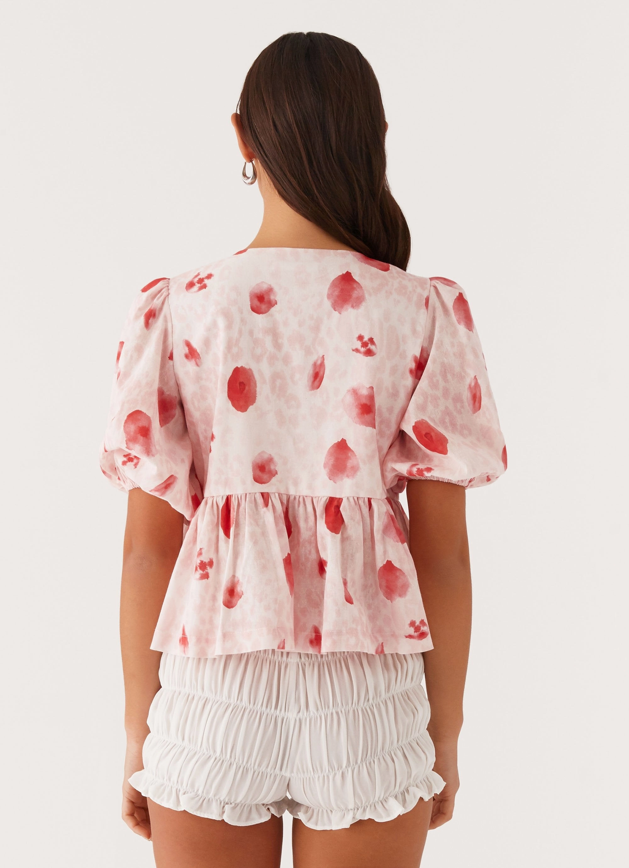 Western Wind Tie Top - Rose Leopard AllDaySoftness