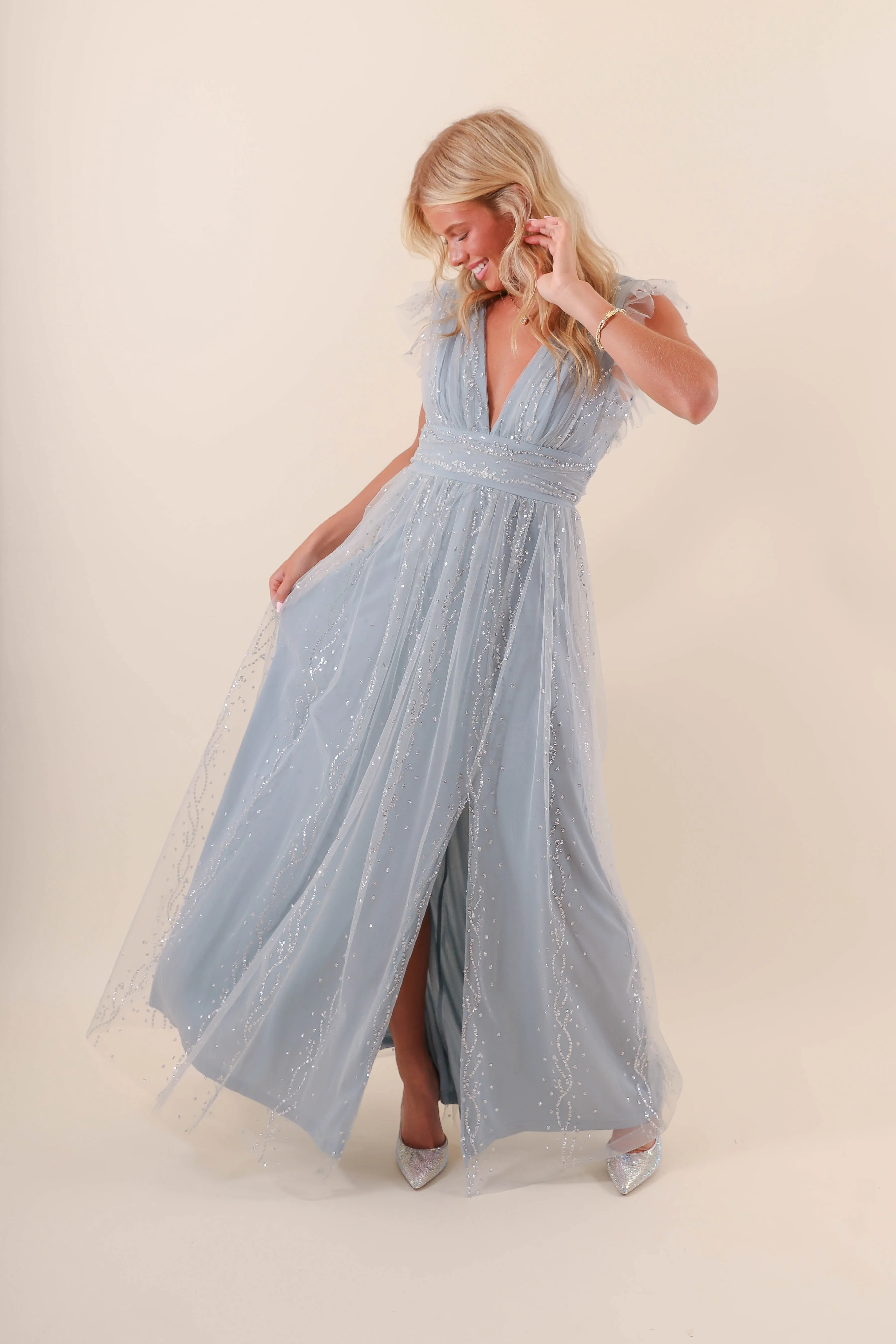 Work Pairing When The Clock Strikes Twelve Maxi Dress