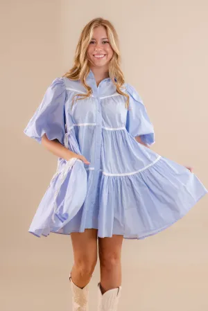 When You Have It All Dress- Blue City Friendly