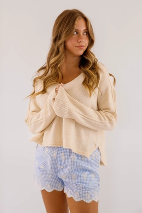 Where It Goes Sweater-Taupe FlexibleRibbing Airflow Mesh Panel
