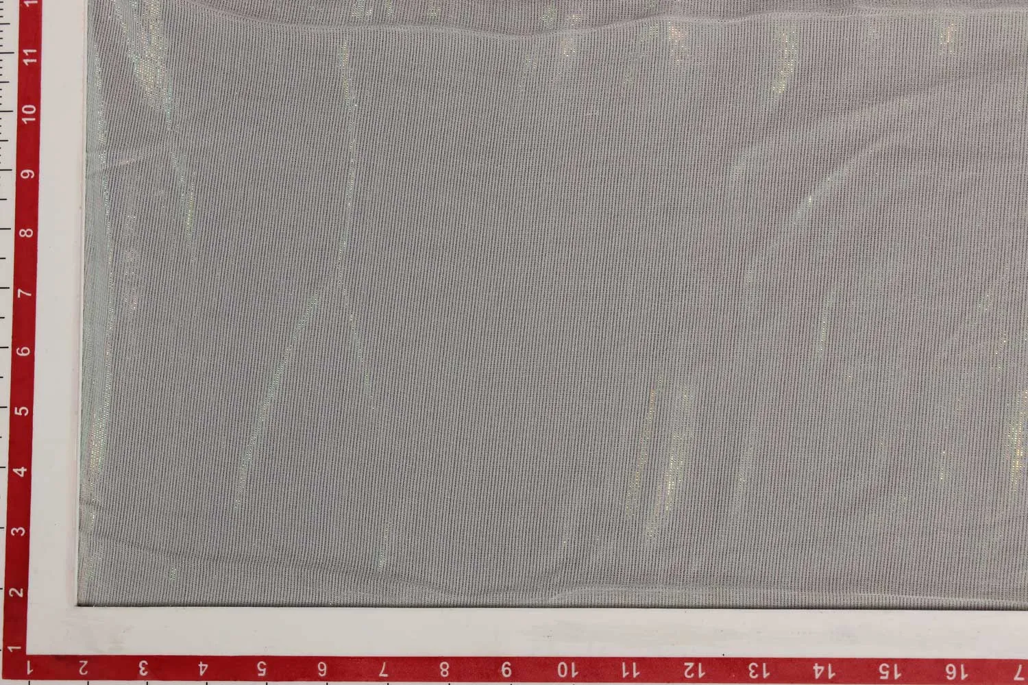 White Plain Georgette Lurex Viscose Fabric