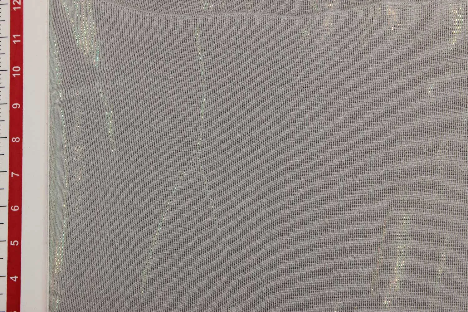 White Plain Georgette Lurex Viscose Fabric