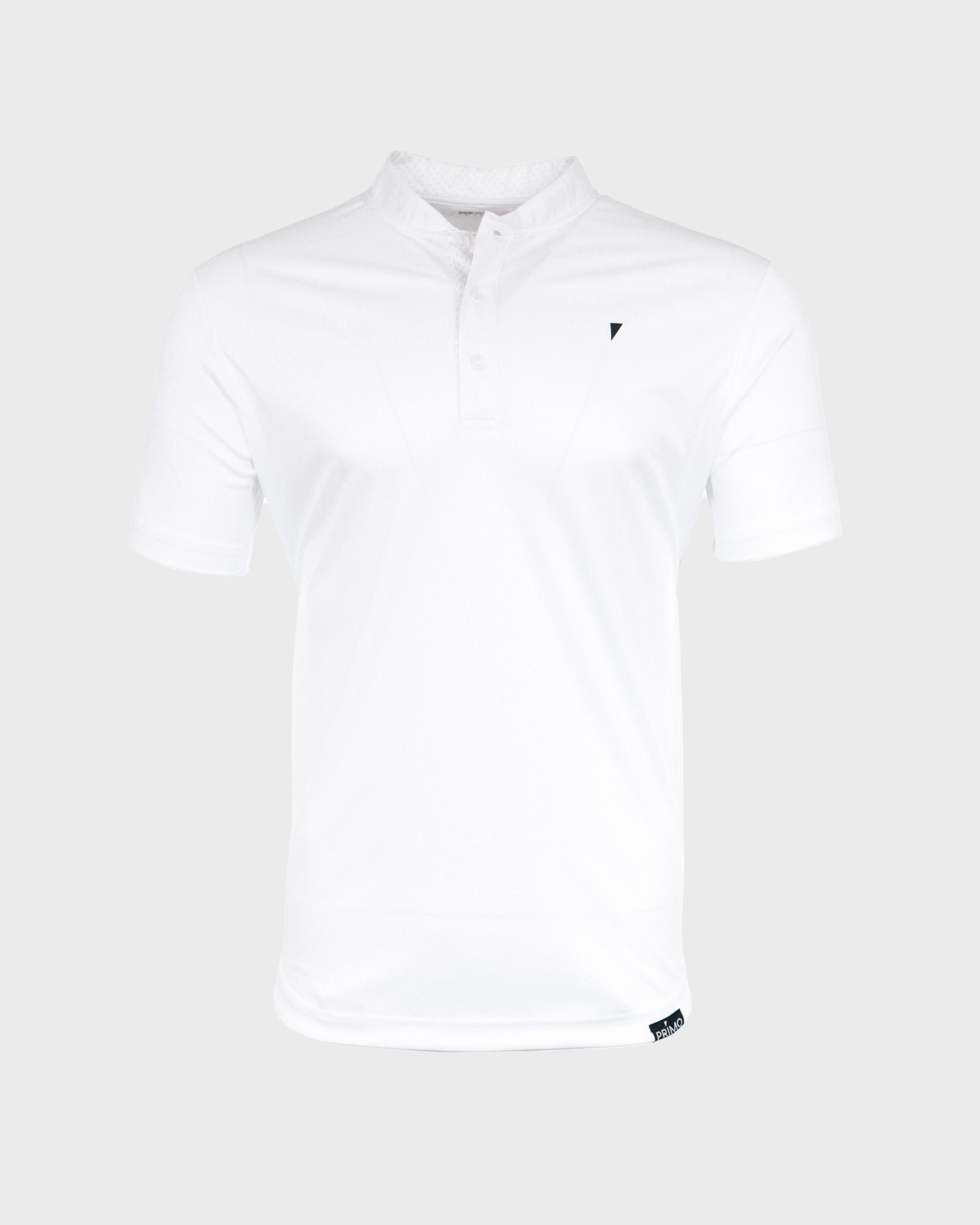 White Blade Polo DoubleStitching