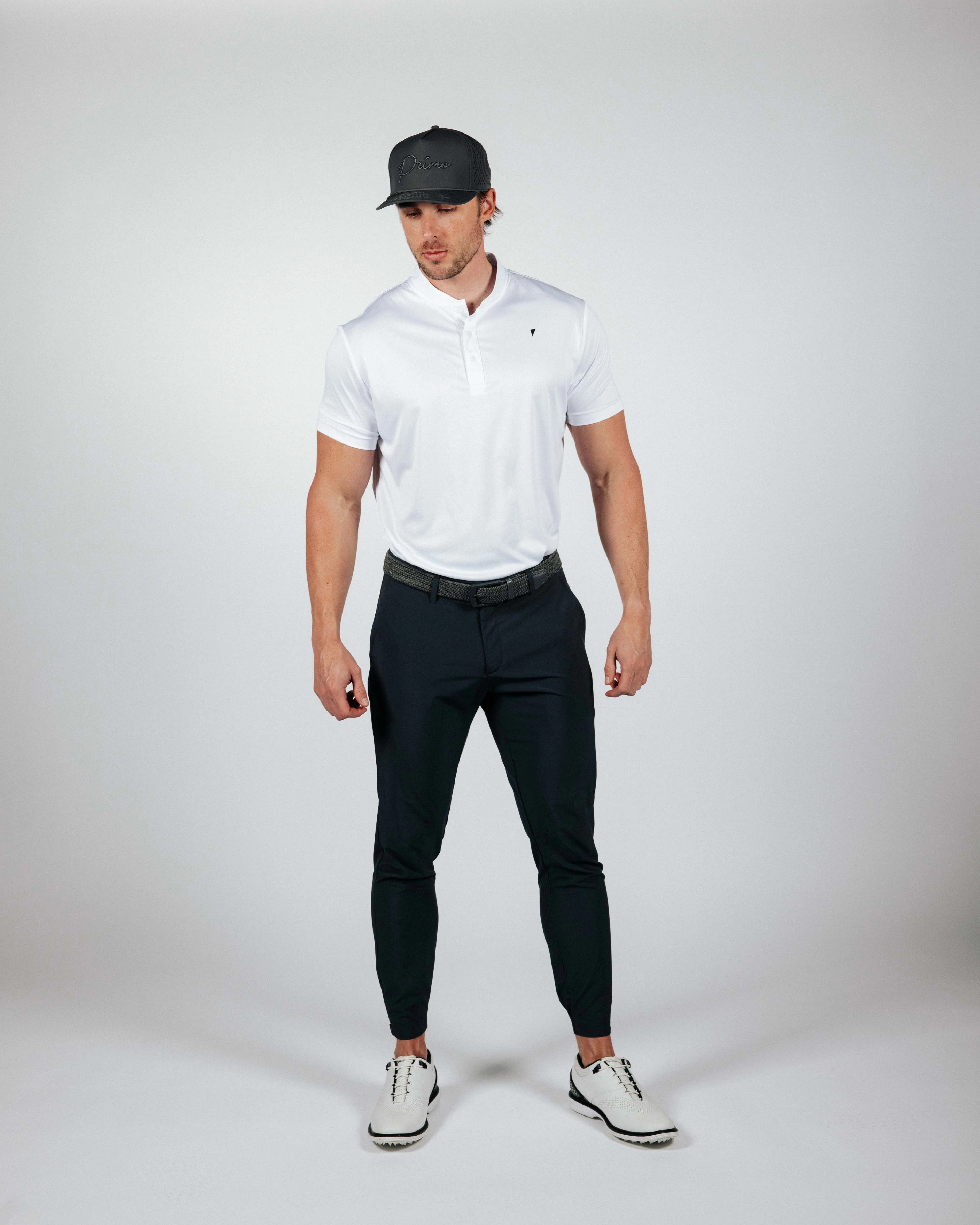 White Blade Polo Layered Shoulder
