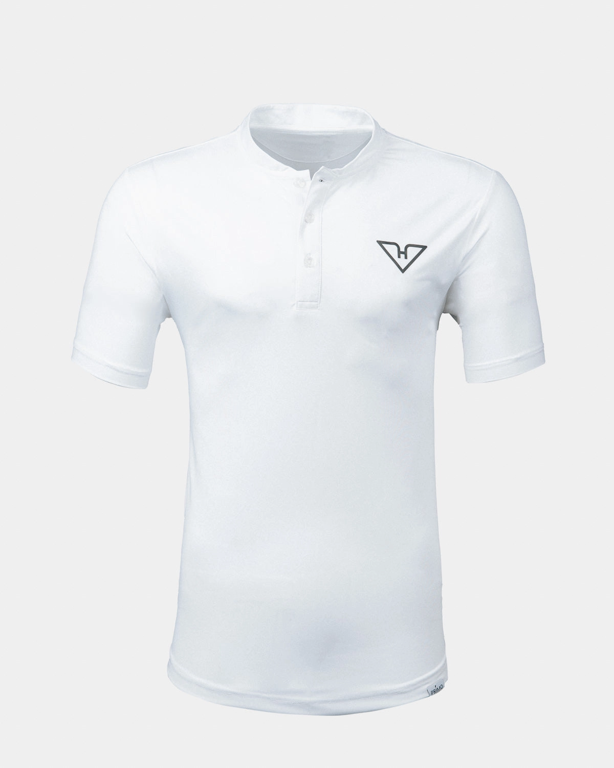 White HyFlyers Blade Polo Hypoallergenic Textile Sustainable Manufacturing