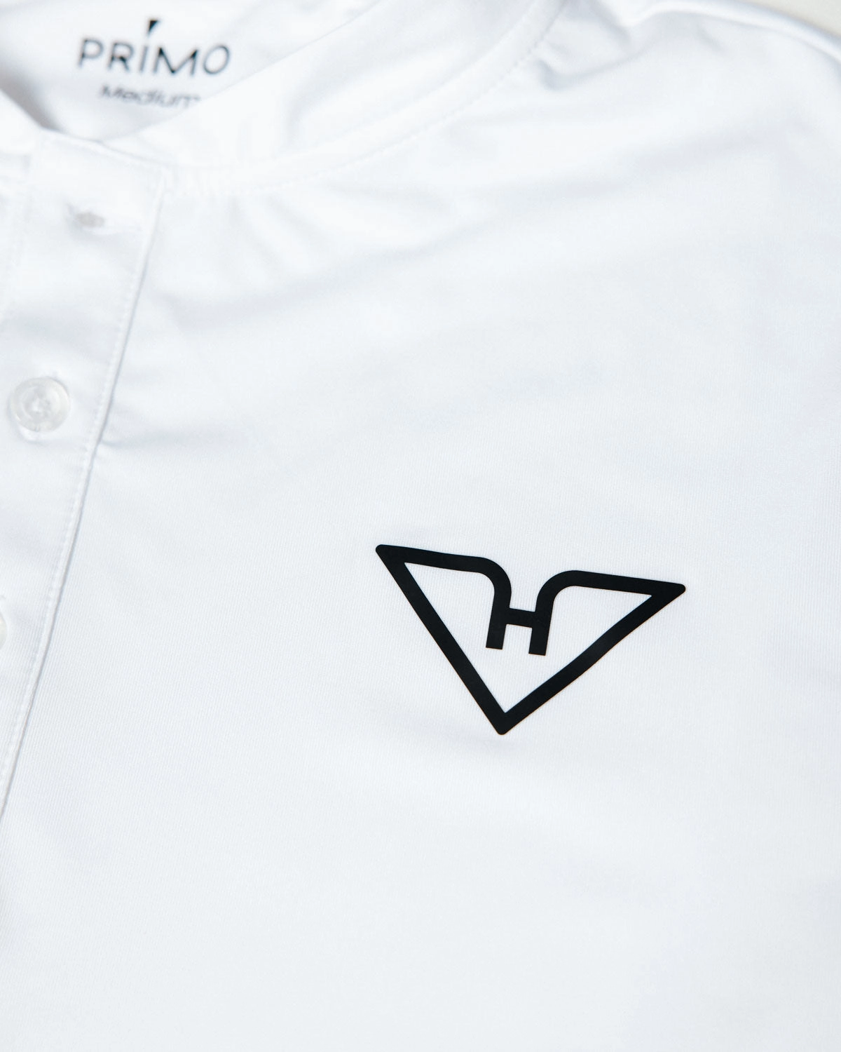 White HyFlyers Blade Polo Moisture Management Fabric