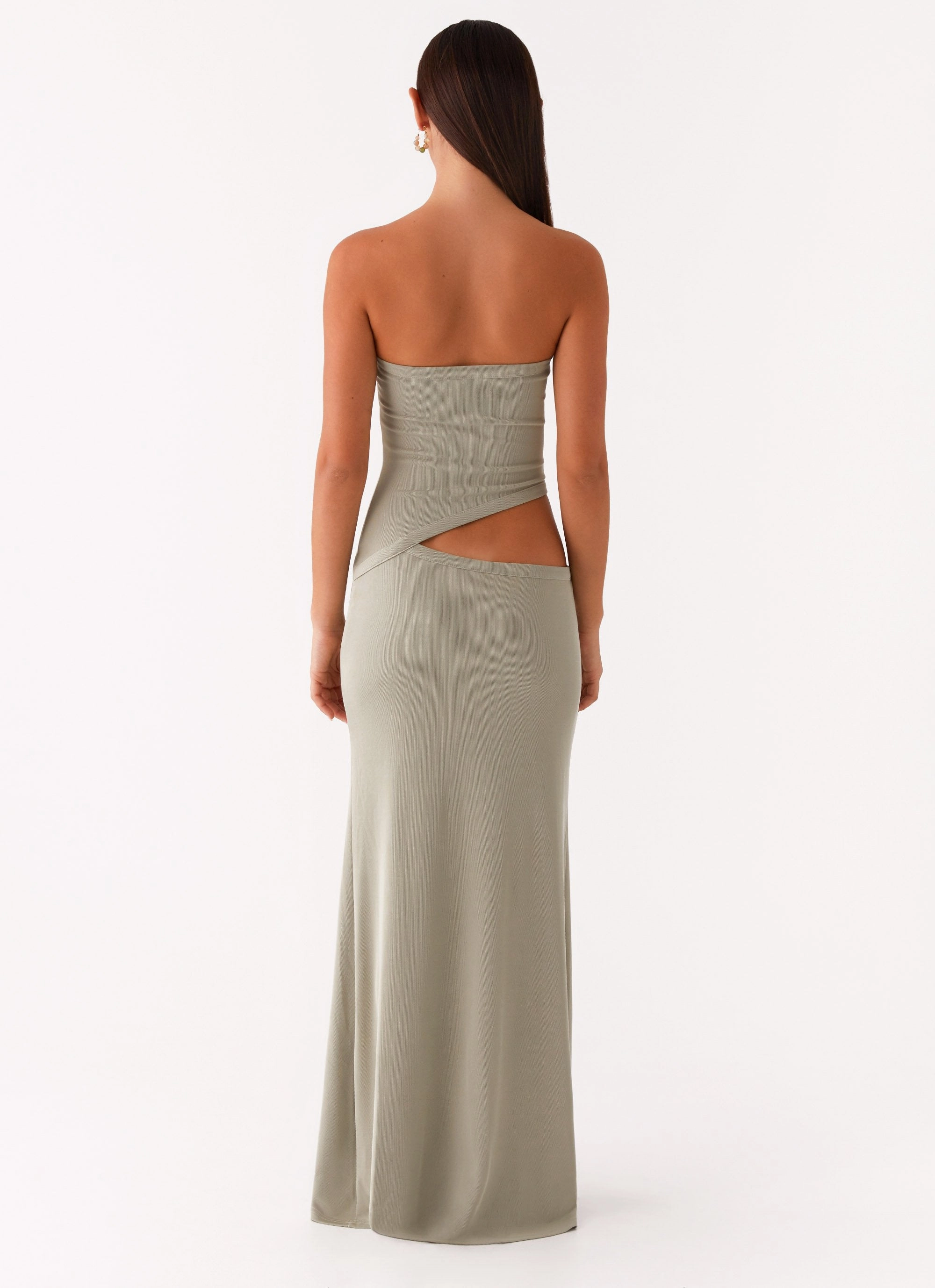Wild Roses Maxi Dress - Sage Comfort Fit Fine Details