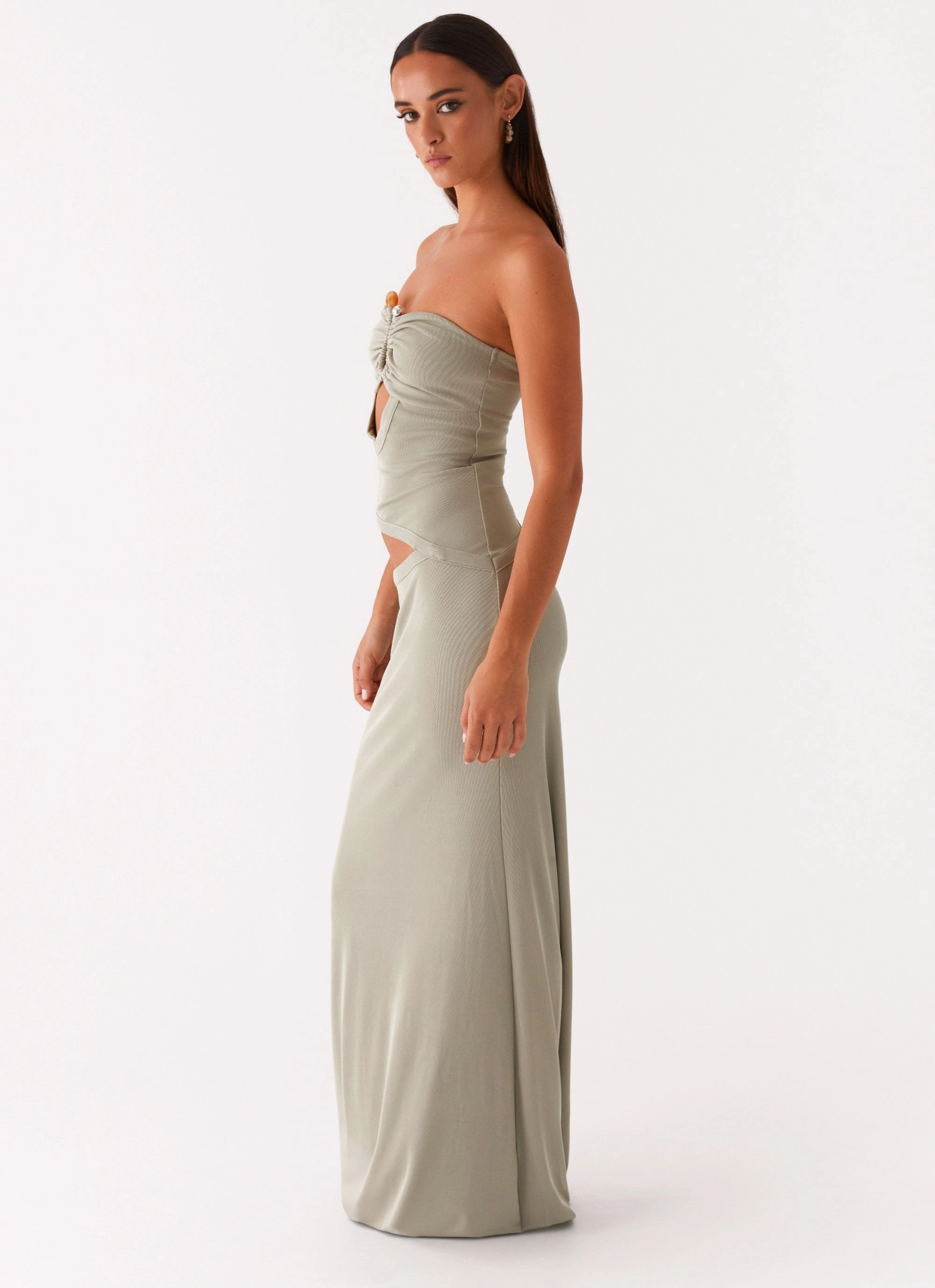 Wild Roses Maxi Dress - Sage Soft Balance