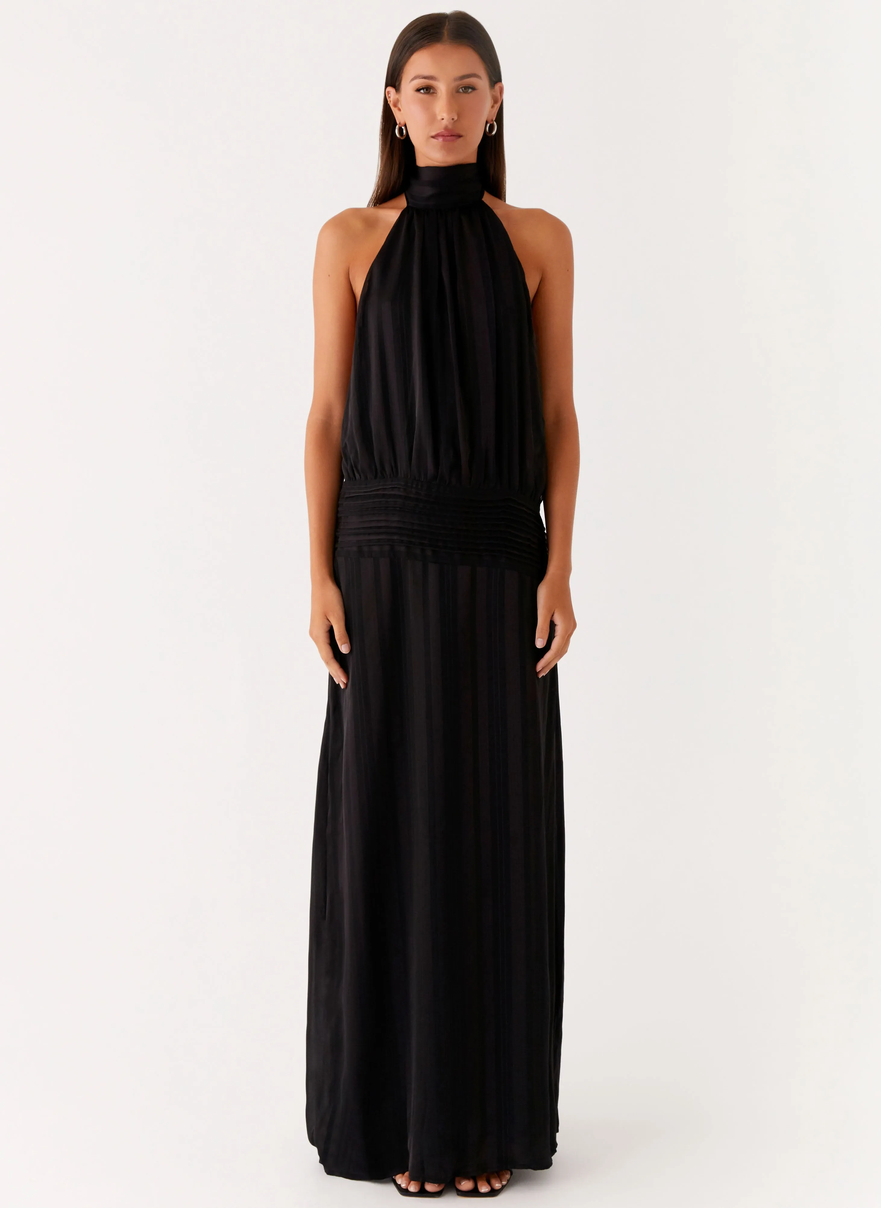 Calm Movement Willow Maxi Dress - Black