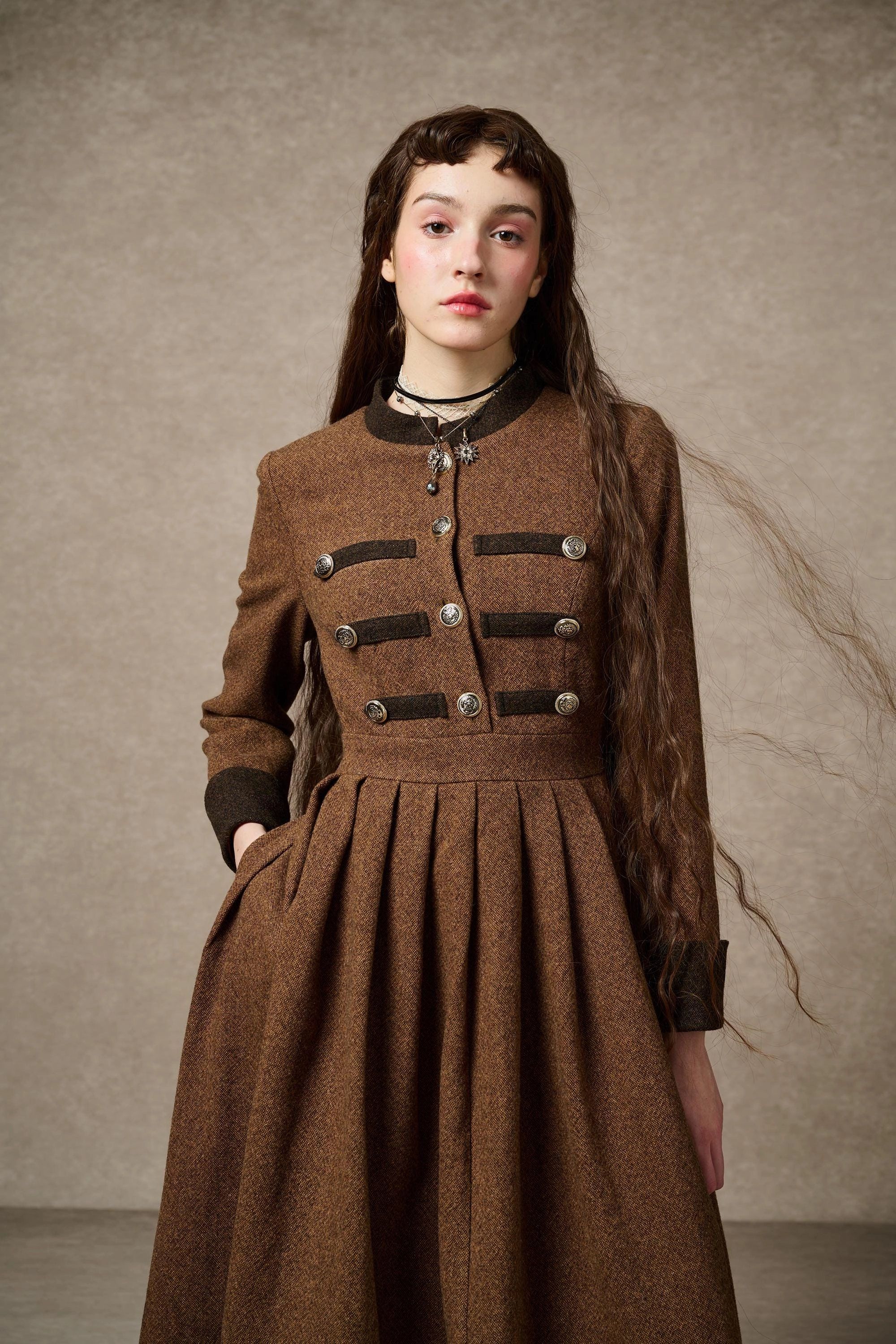 LightweightComfort Willow 27 | green wool dress