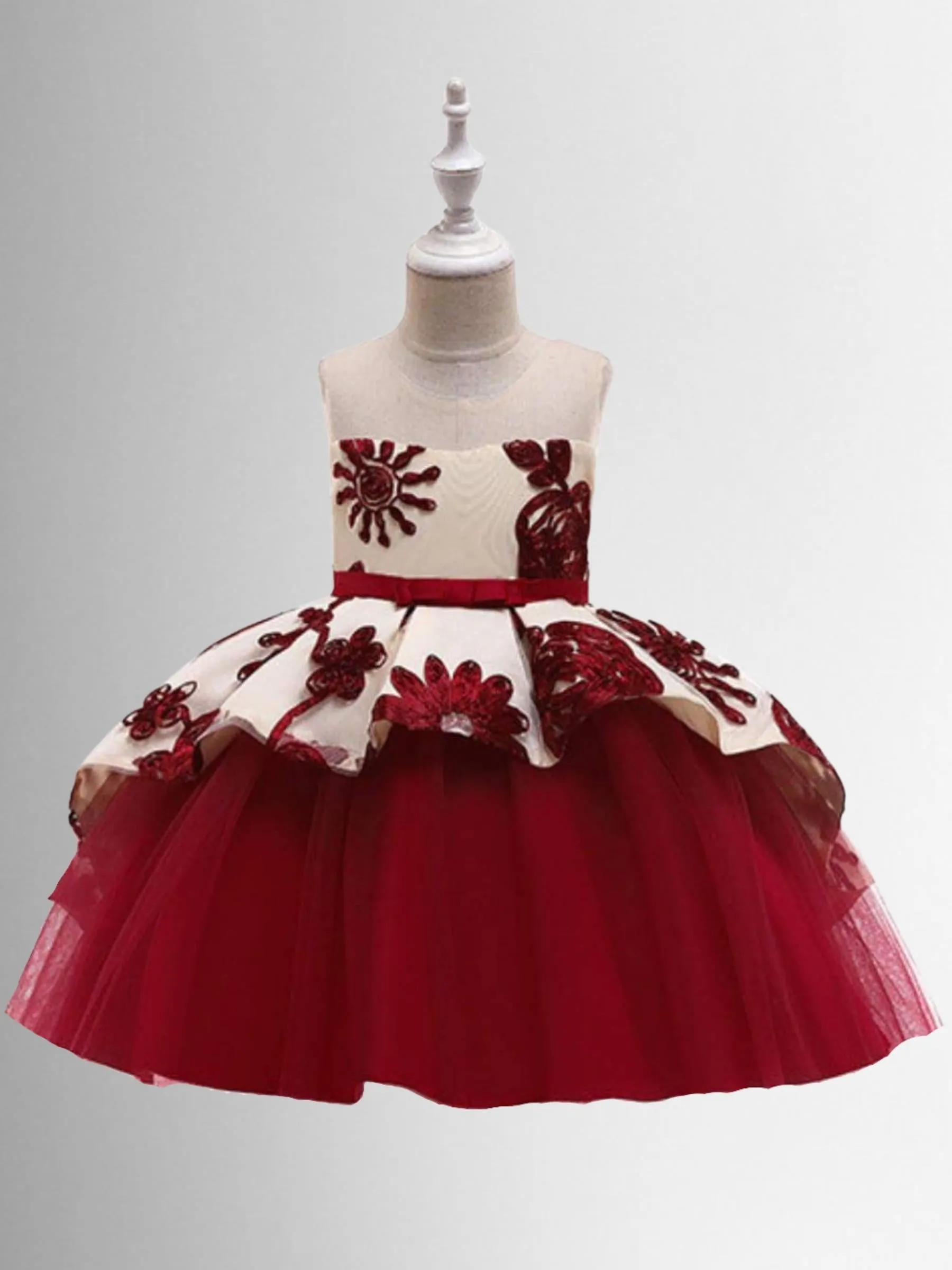 Winter-ful Peplum Holiday Dress