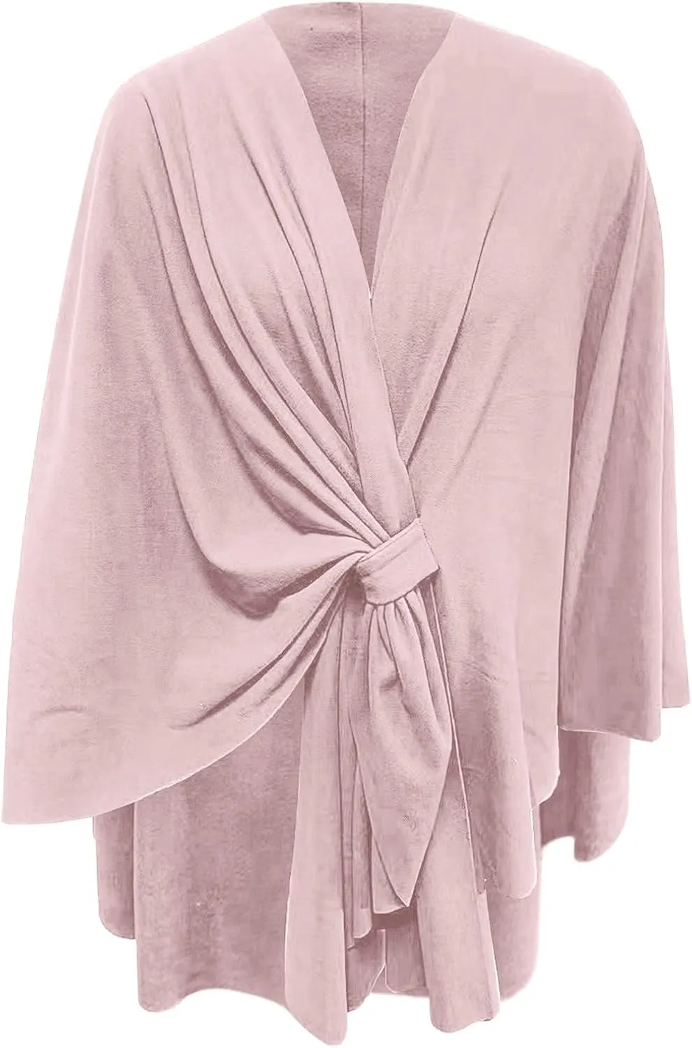Women Boho Pashmina Scarf Shawl Wrap Poncho Cape Knitting Cardigan Sweater Coat Open Front Scarves for Fall Winter