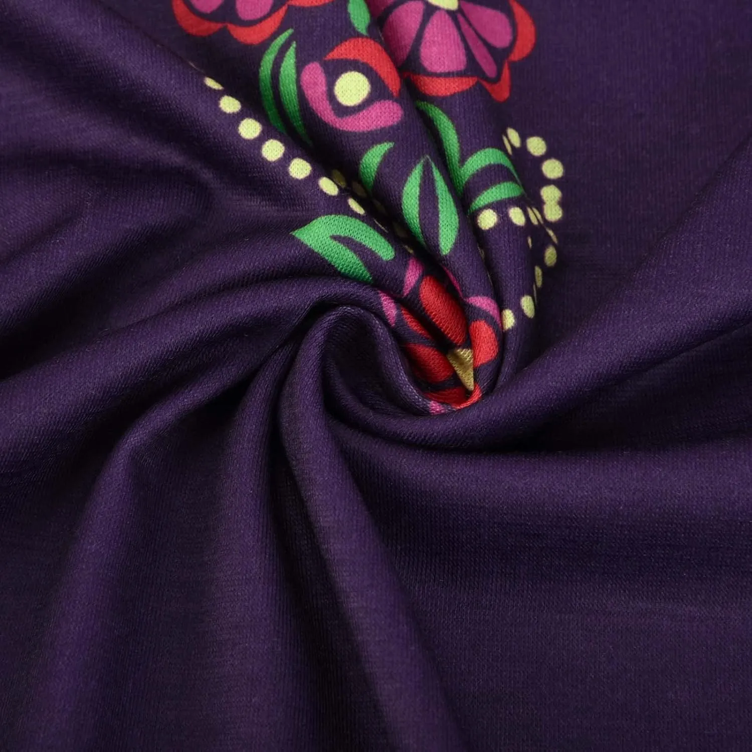 Women Mexican Embroidered Tops 2024 Summer Short Sleeve Boho Shirts V Neck Blouses Loose Fitting Bohemian Clothes