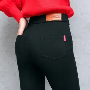 Women Outdoor Ankle-Length Slim-Fit Plus Size Pencil Pants