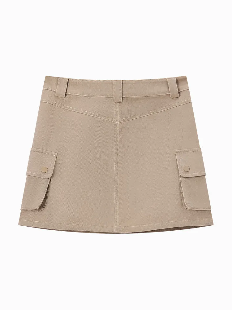 Women's A-line Cotton Skirt