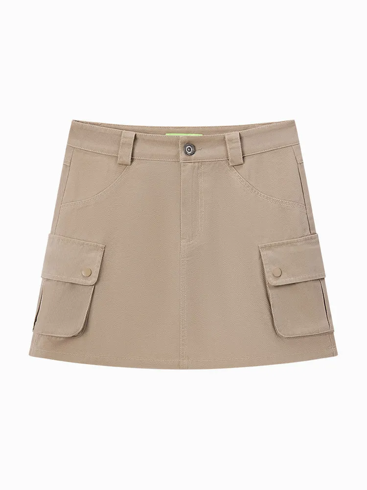 Women's A-line Cotton Skirt