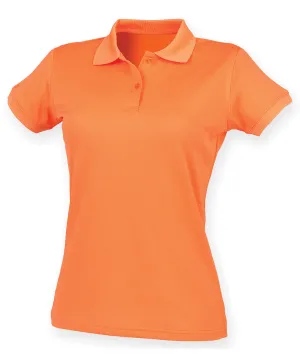 Womens Coolplus® polo shirt | Bright Orange