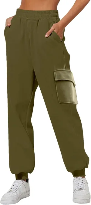 Women's Fleece Lined Pants Water-Resistant Sweatpants Winter Thermal Ski Hiking Running Joggers Warm Pants for Women