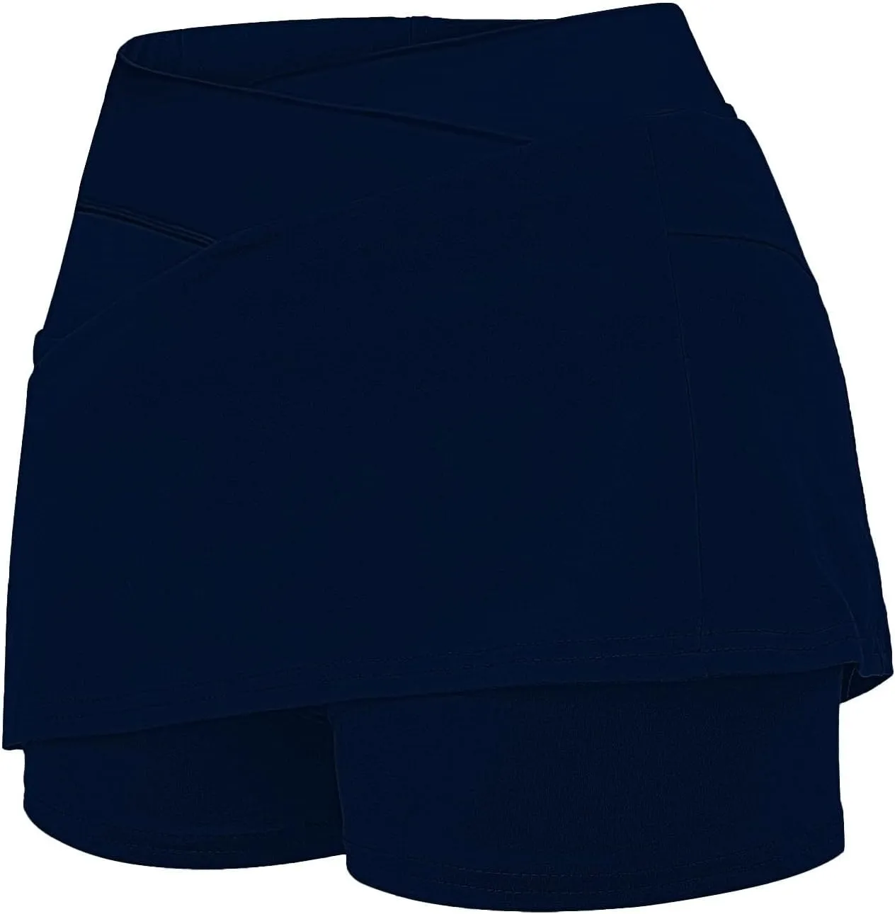 Womens Golf Pleated Tennis Skirts Solid Color Style Culottes Skinny Mid Waisted Athletic Sport Fashion Short Skirts