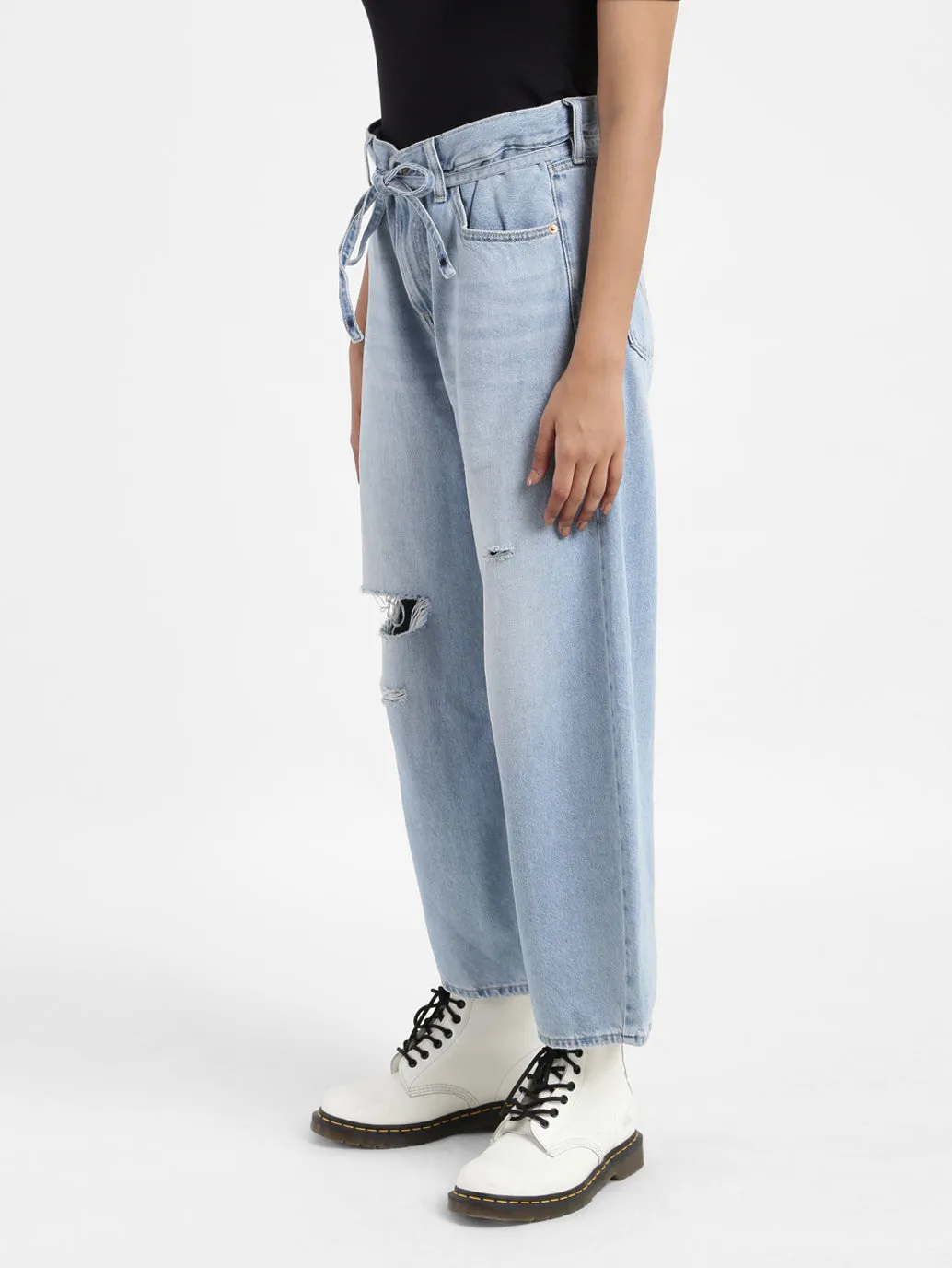 Women's High Rise Xl Balloon Loose Fit Jeans