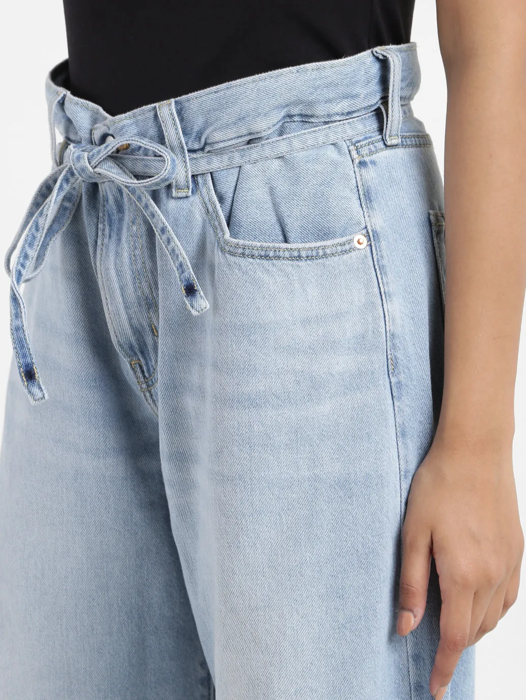 Women's High Rise Xl Balloon Loose Fit Jeans
