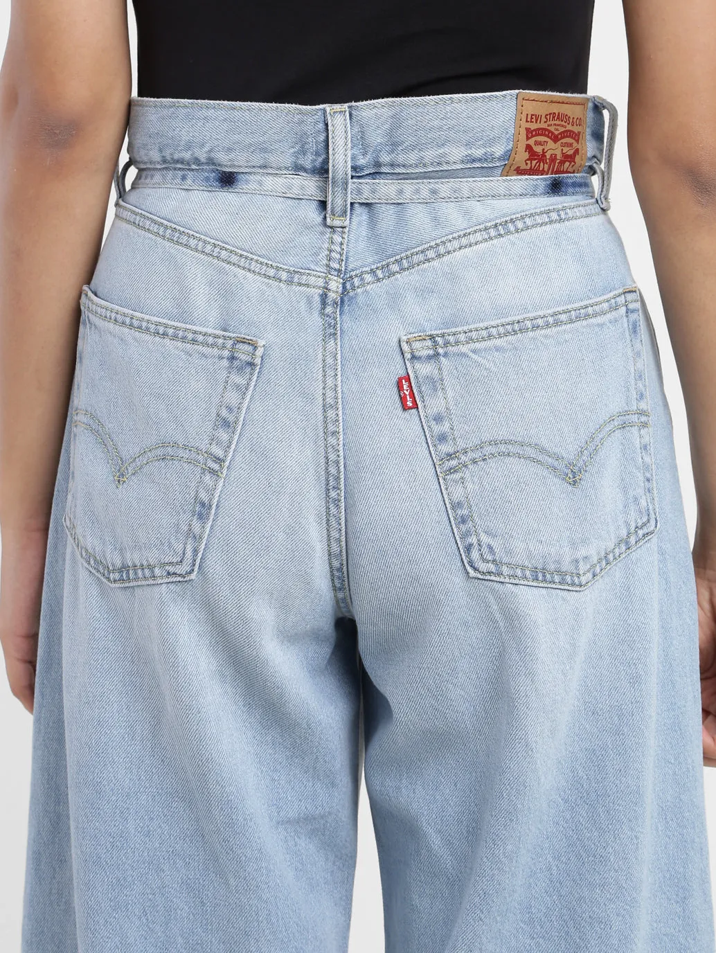 Women's High Rise Xl Balloon Loose Fit Jeans