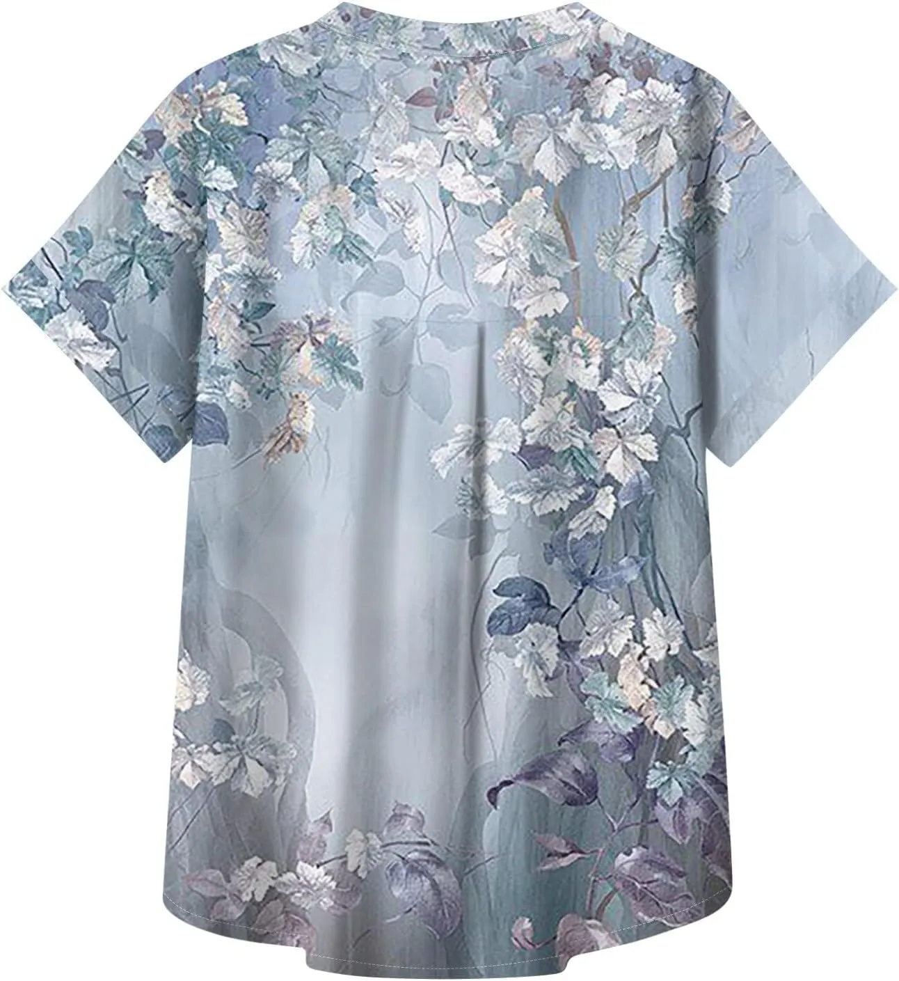 Women's Linen Blouse Printed Fashion Casual Shirt Long Sleeve Top Rich Aesthetic Clothes Women's Blouses Cotton