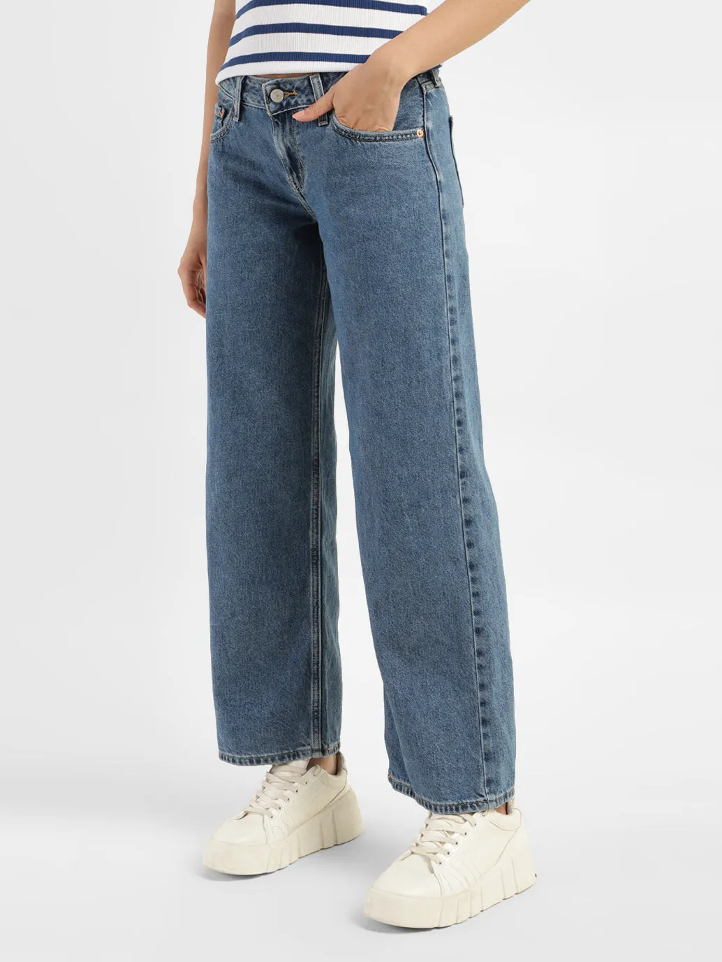 Women's Low Rise Loose Fit Jeans