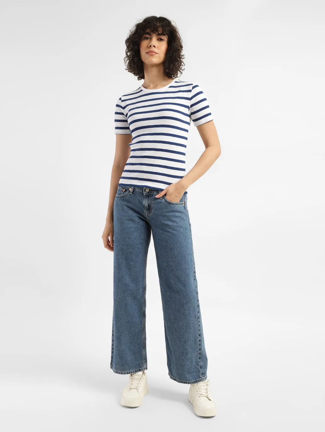 Women's Low Rise Loose Fit Jeans