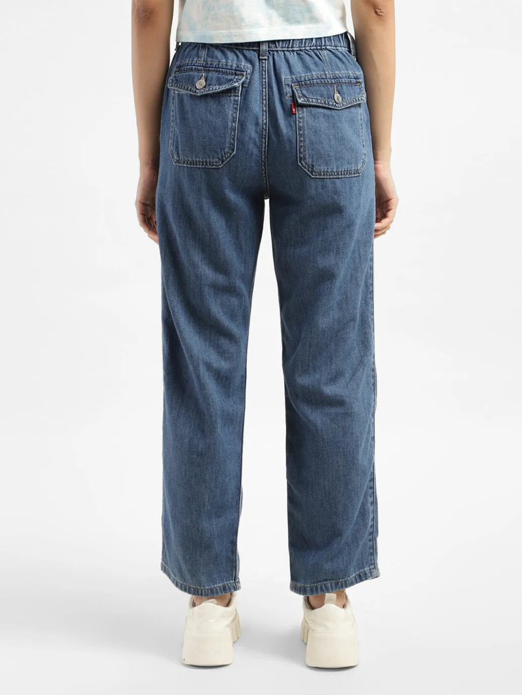 Women's Mid Rise 94 Baggy Fit Cargo Jeans