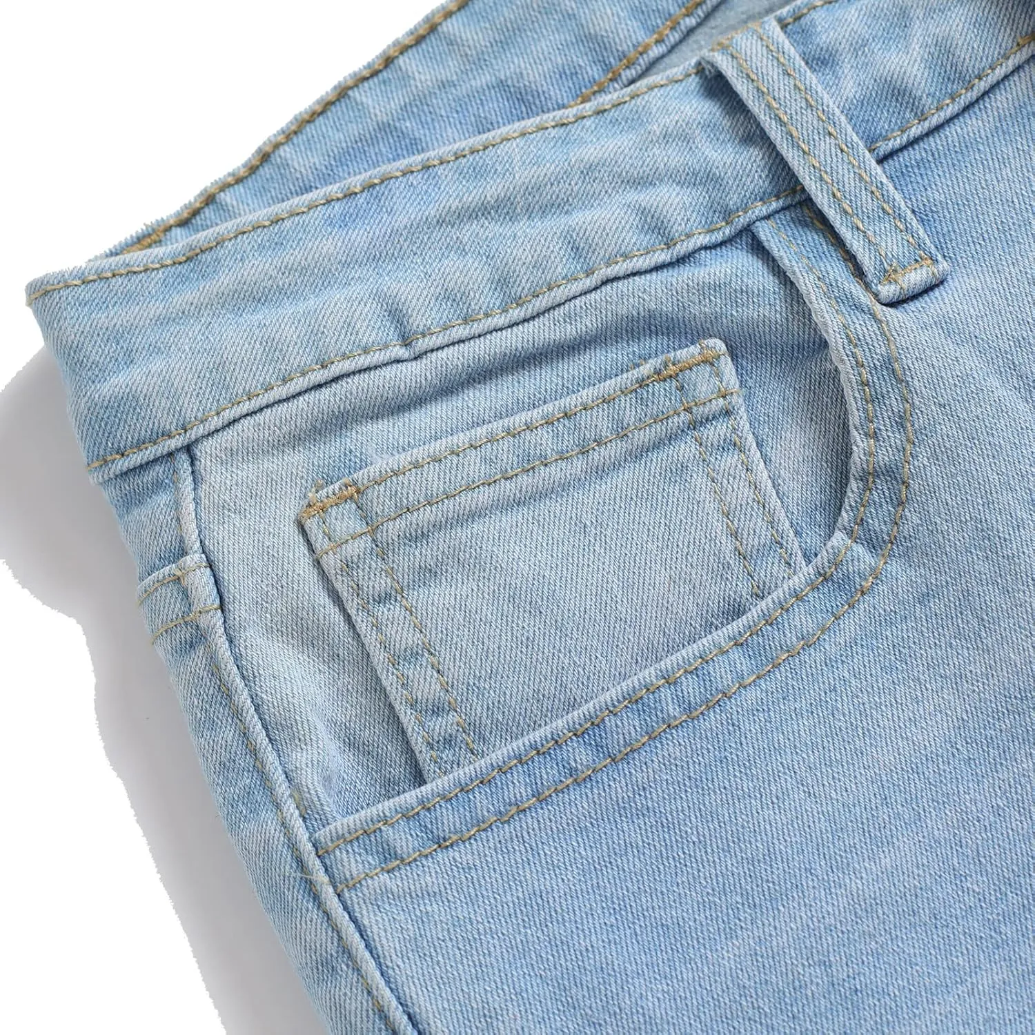 Women's Ripped Stretch Jeans Slim Fit Distressed Skinny Jeans